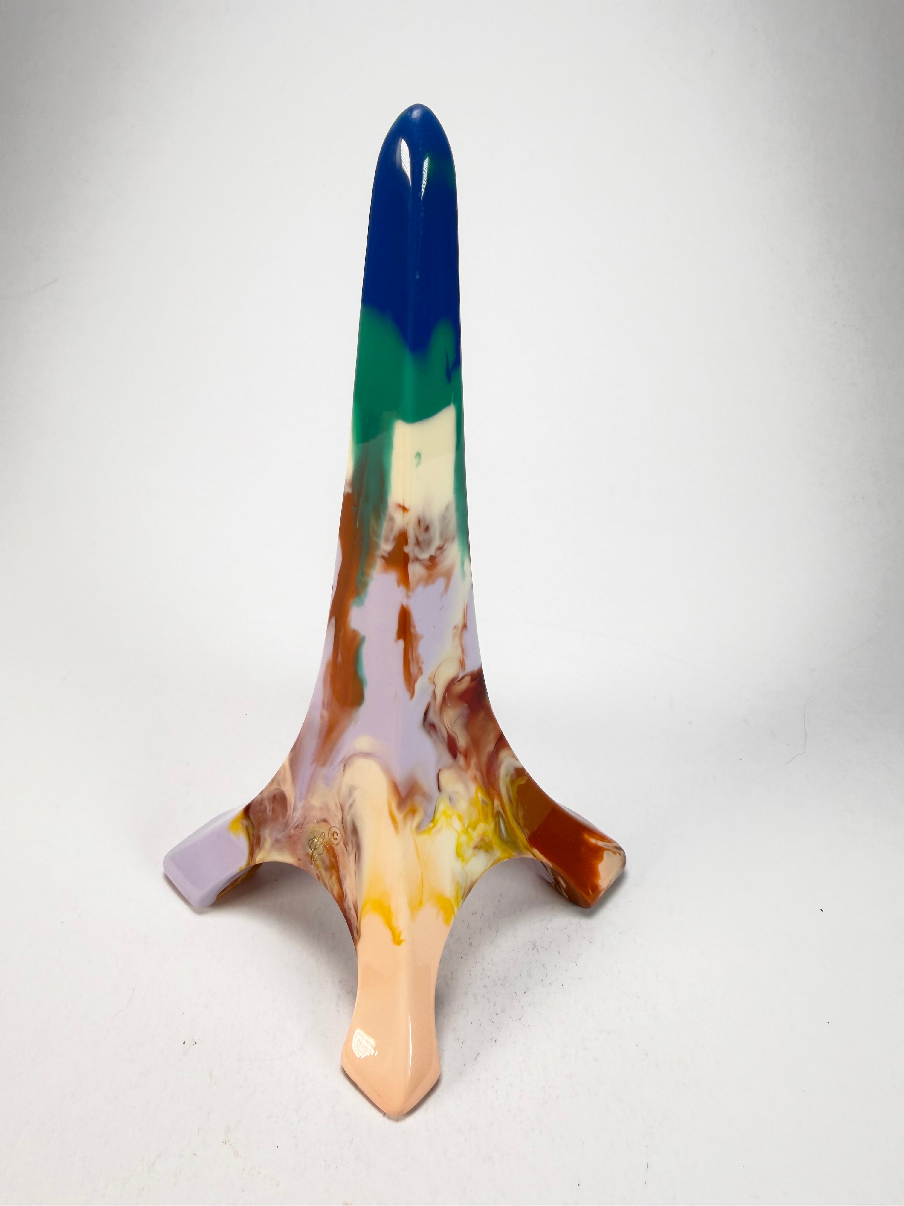 Sobral - Landmark "Eiffel Tower" Multi-Colour Pollock Large 18cm Statue Ornament ( 004426 )