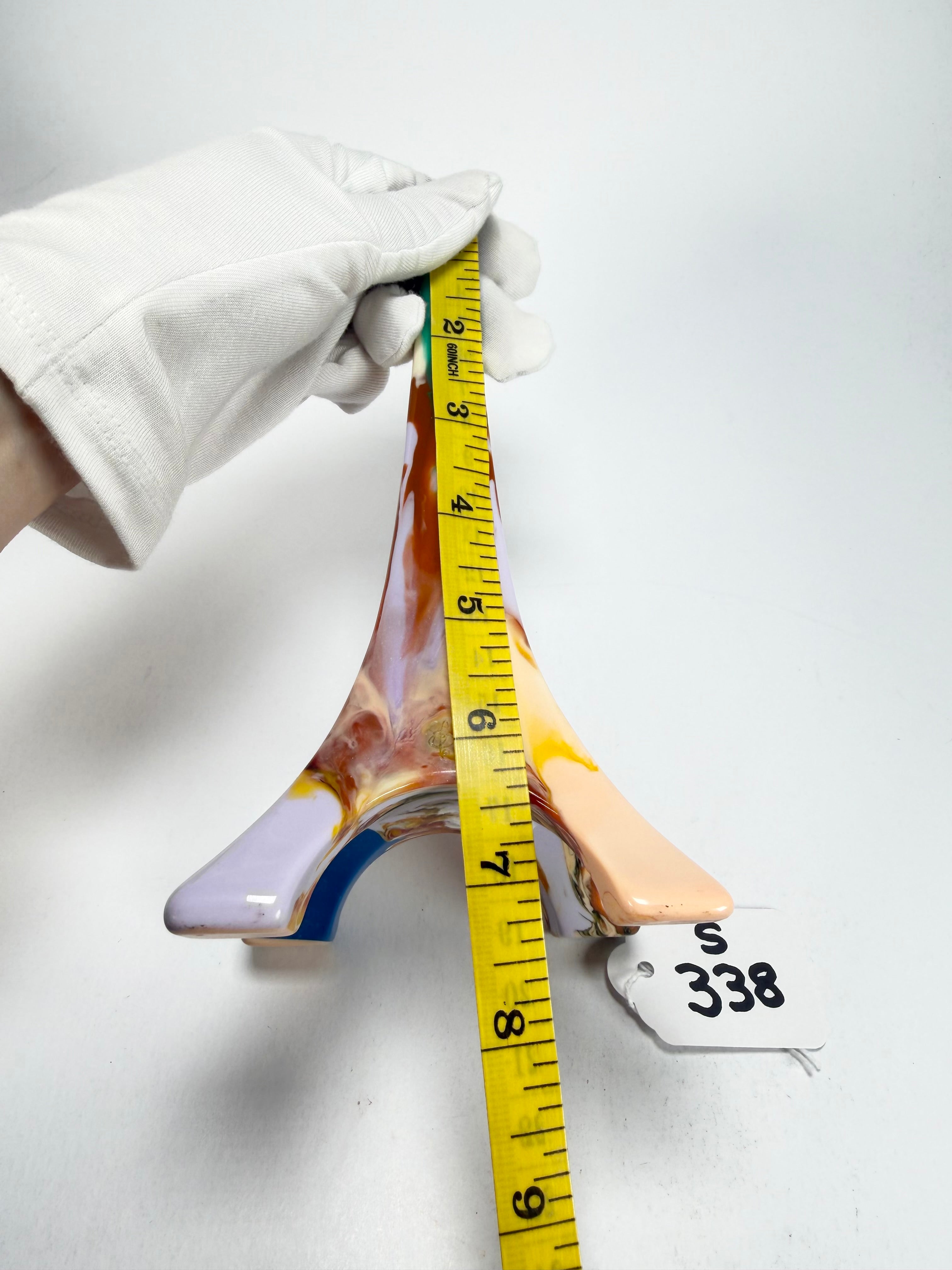 Sobral - Landmark "Eiffel Tower" Multi-Colour Pollock Large 18cm Statue Ornament ( 004426 )