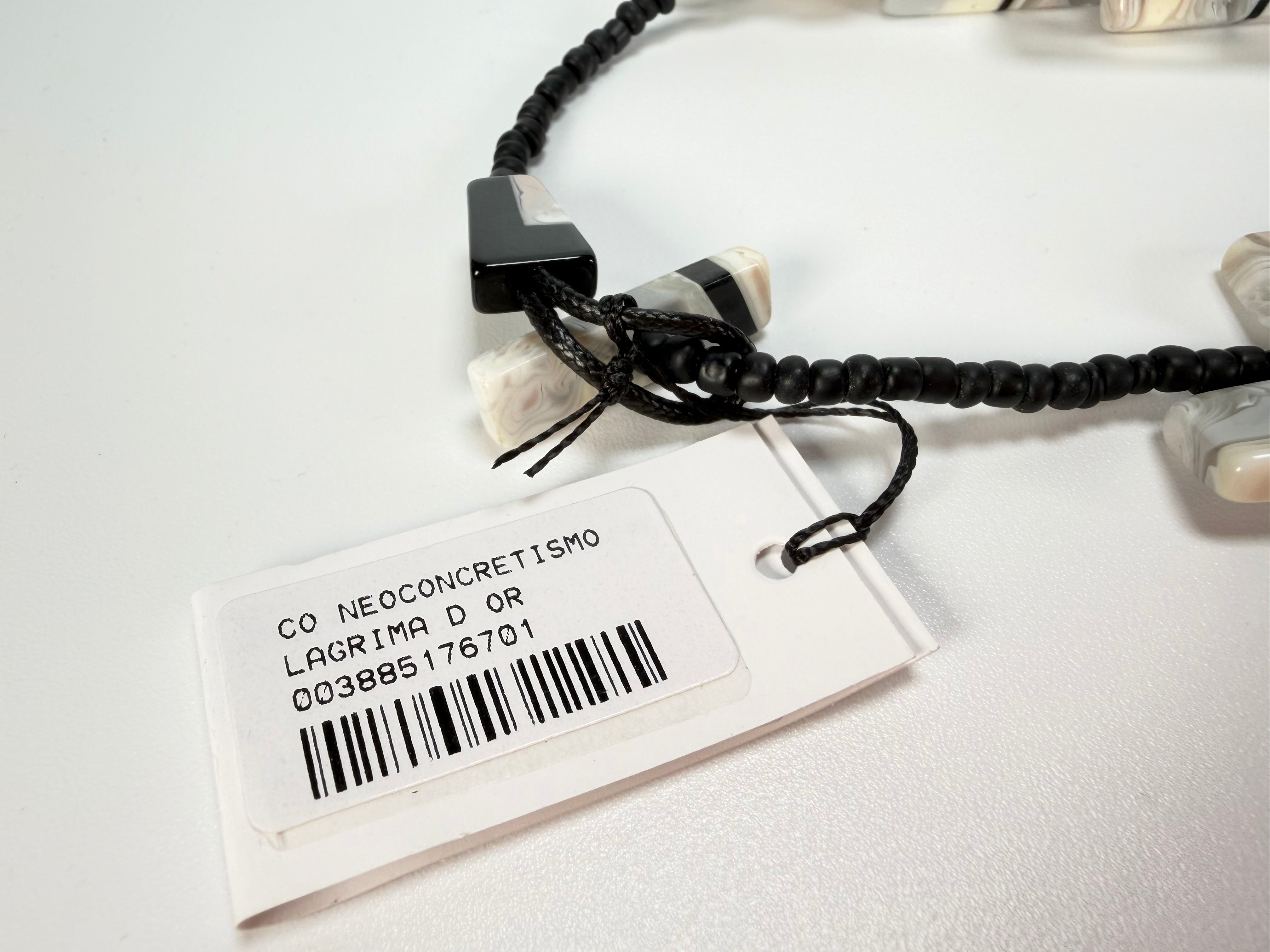 Sobral - Lágrima D'or "Neoconcretismo" Resin Necklace ( 003885 )