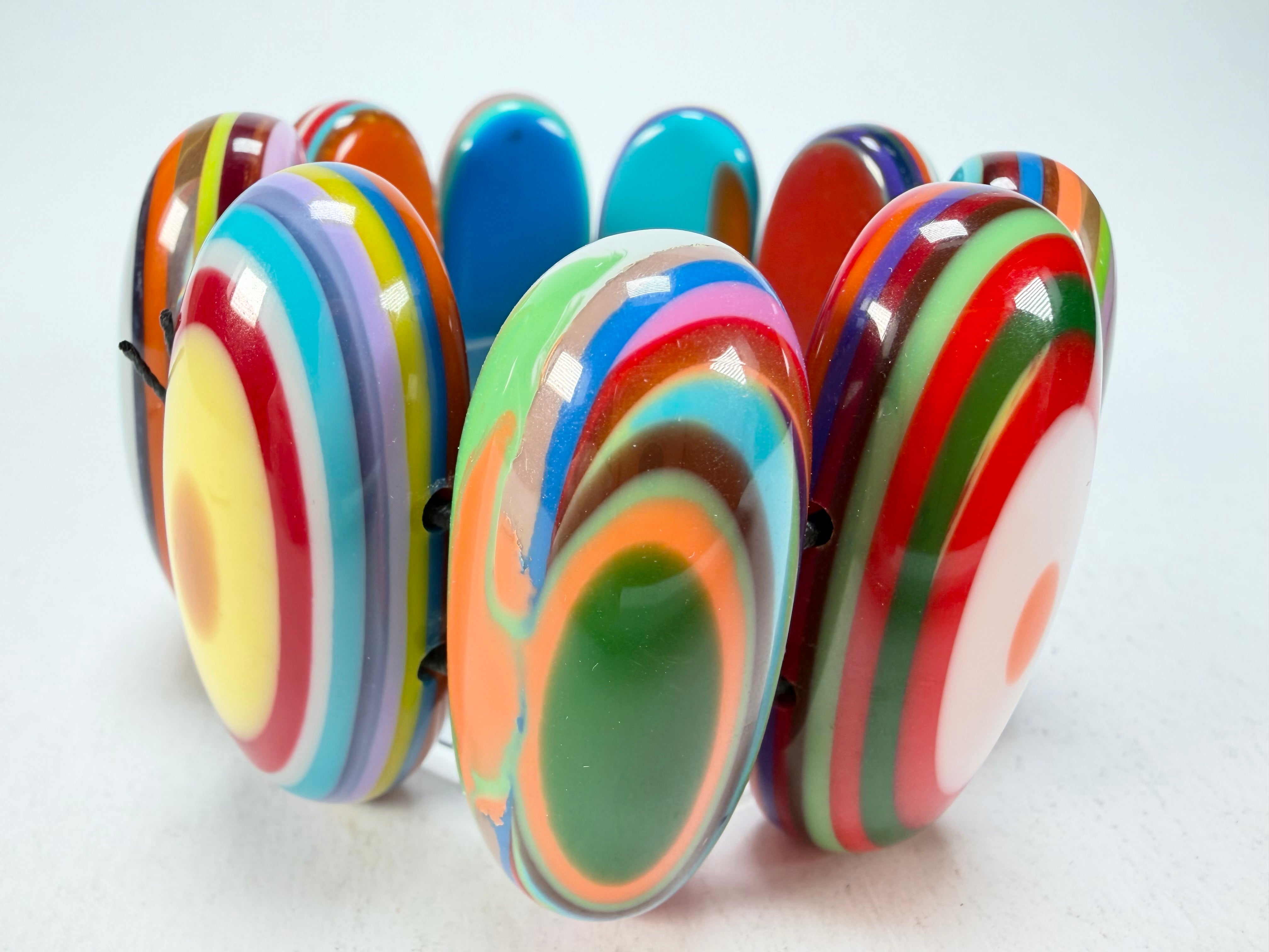 Sobral - Pop Art "Andy" Elasticated Resin Bracelet ( 005467 )