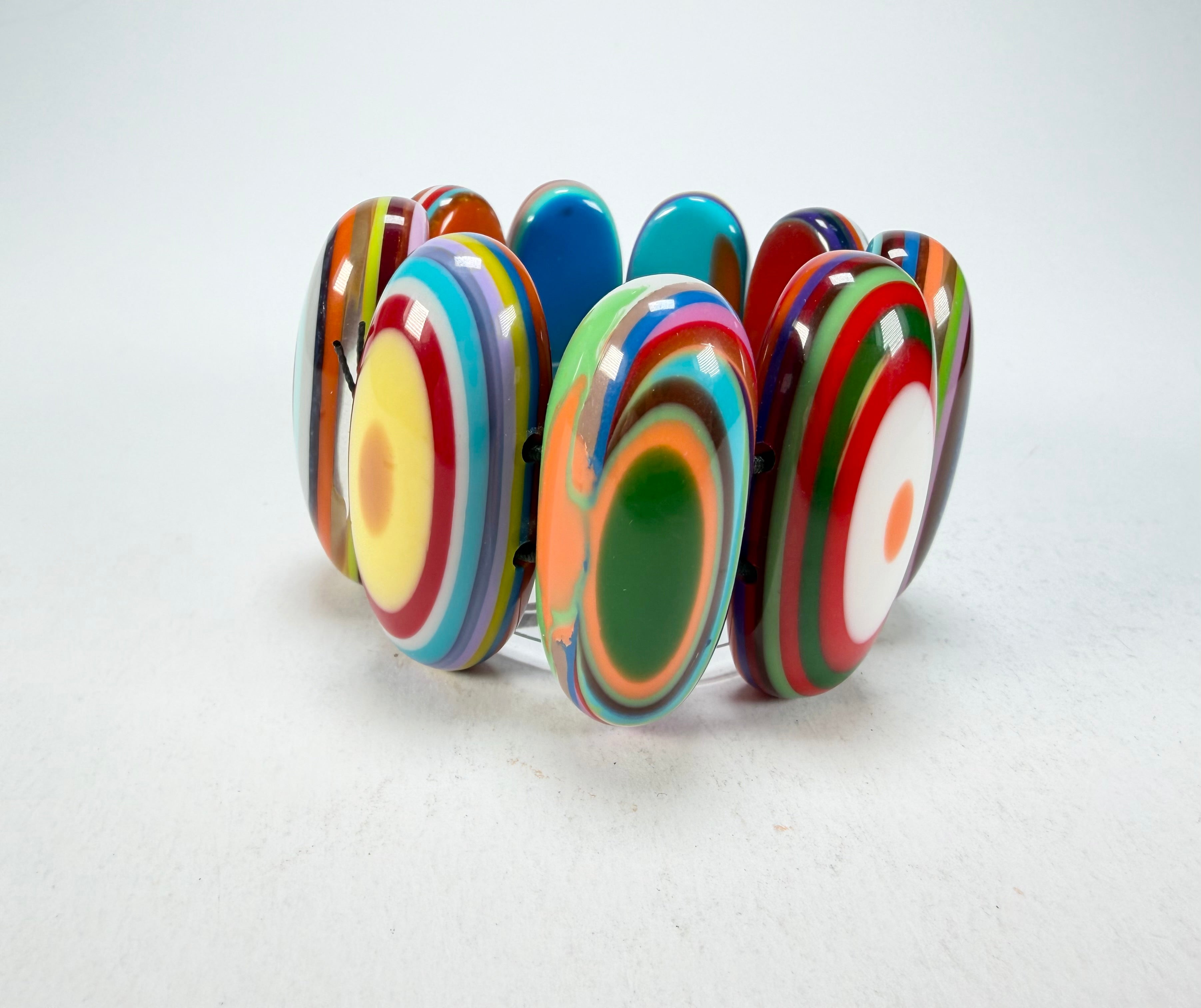 Sobral - Pop Art "Andy" Elasticated Resin Bracelet ( 005467 )