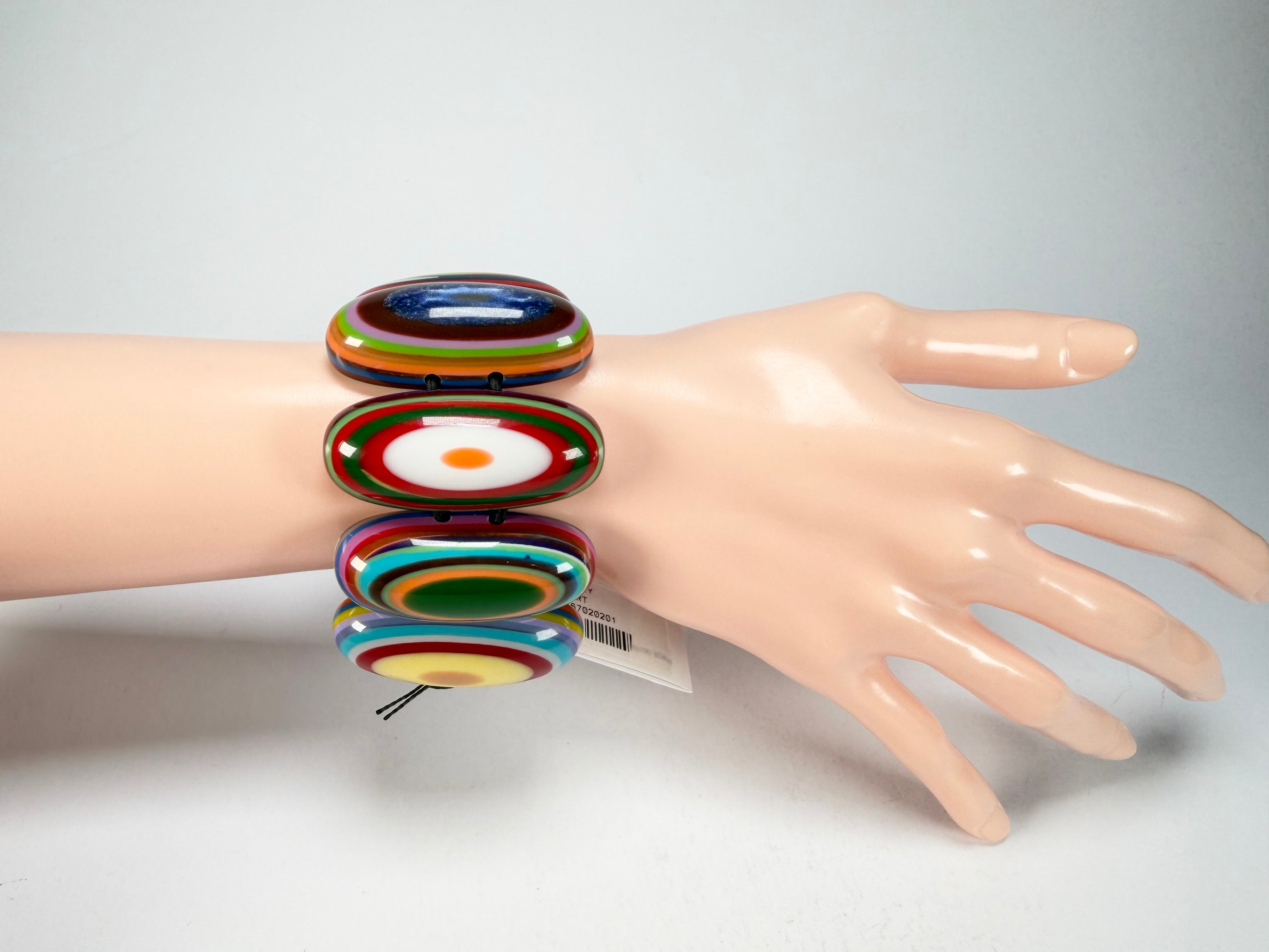 Sobral - Pop Art "Andy" Elasticated Resin Bracelet ( 005467 )