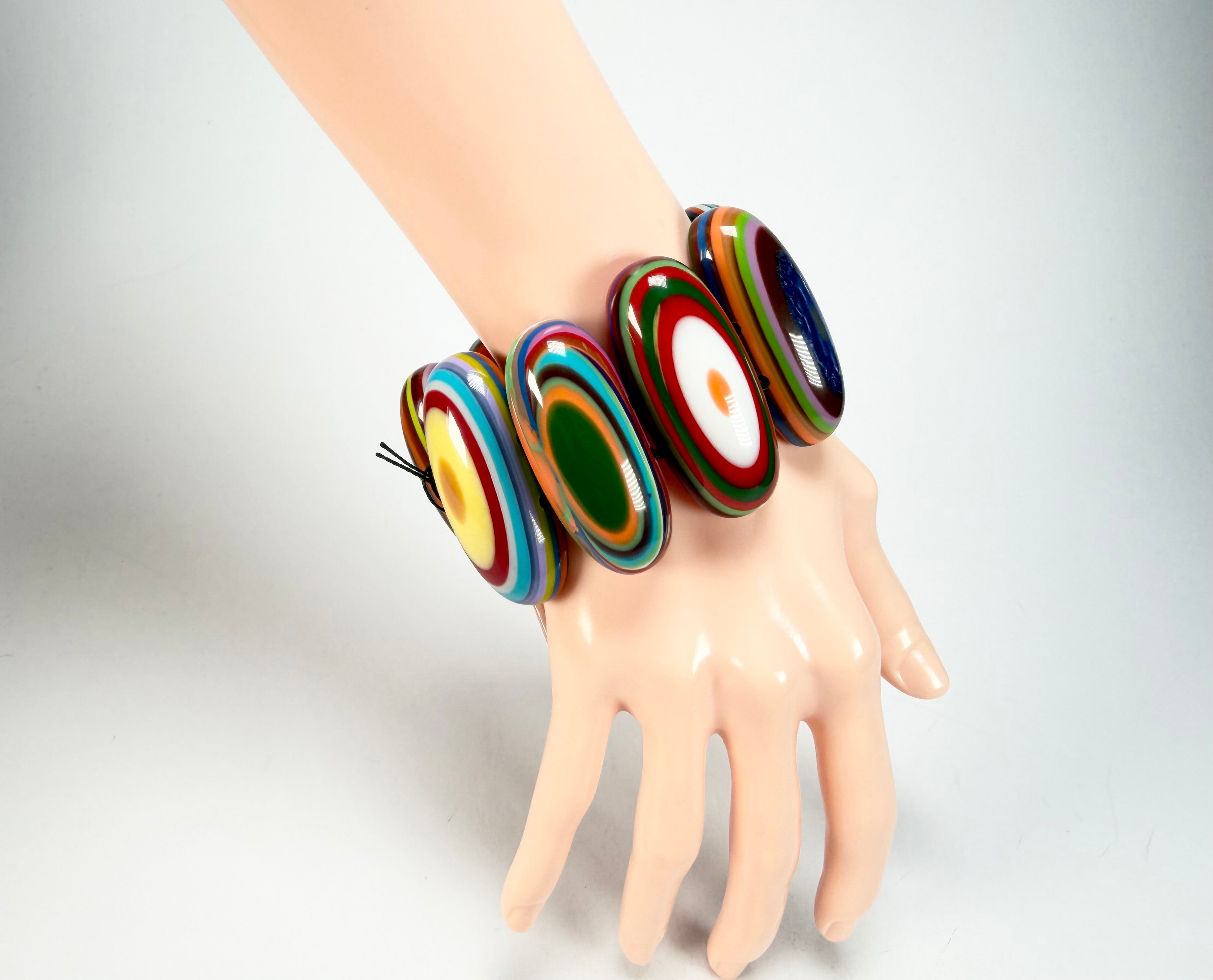Sobral - Pop Art "Andy" Elasticated Resin Bracelet ( 005467 )
