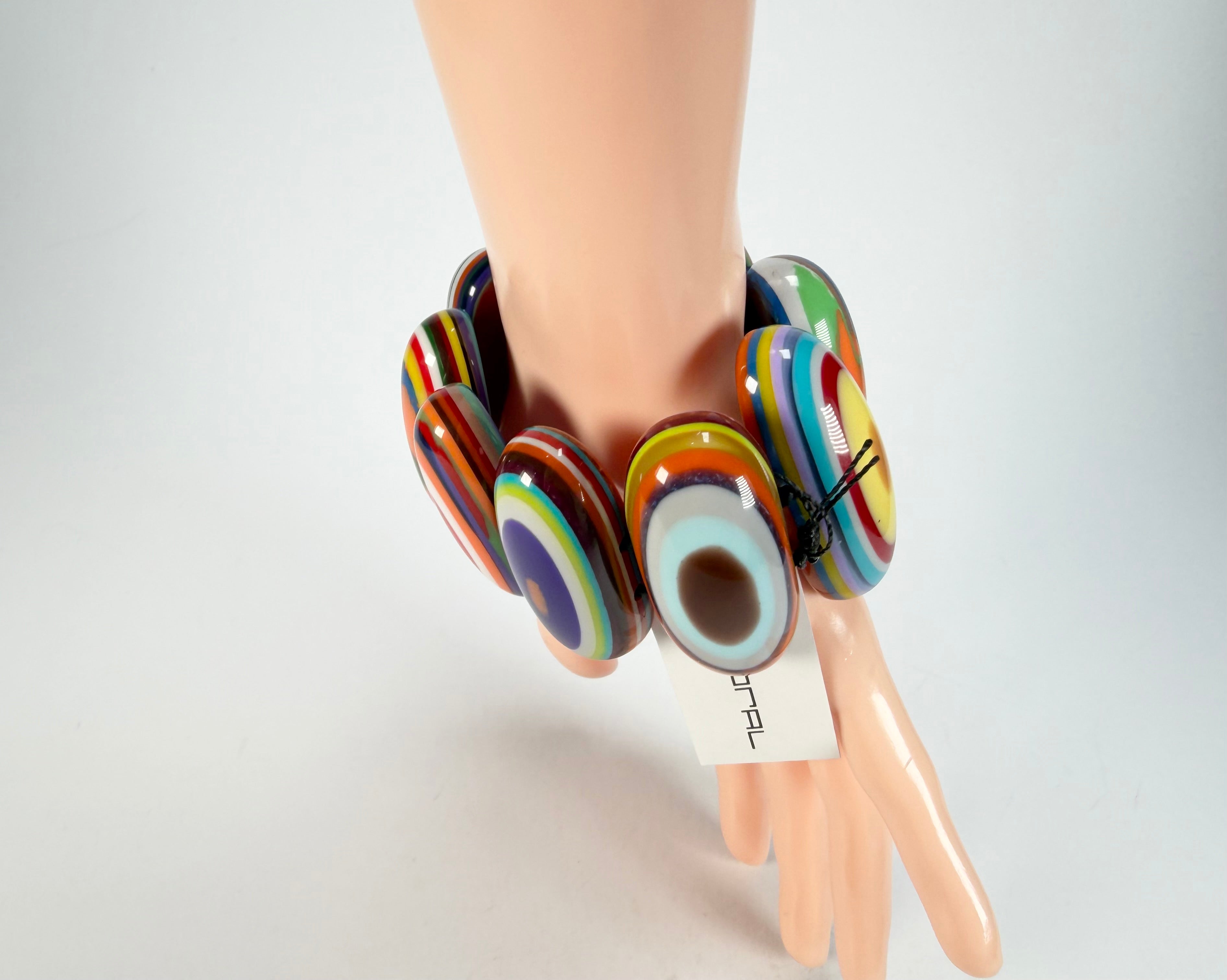 Sobral - Pop Art "Andy" Elasticated Resin Bracelet ( 005467 )