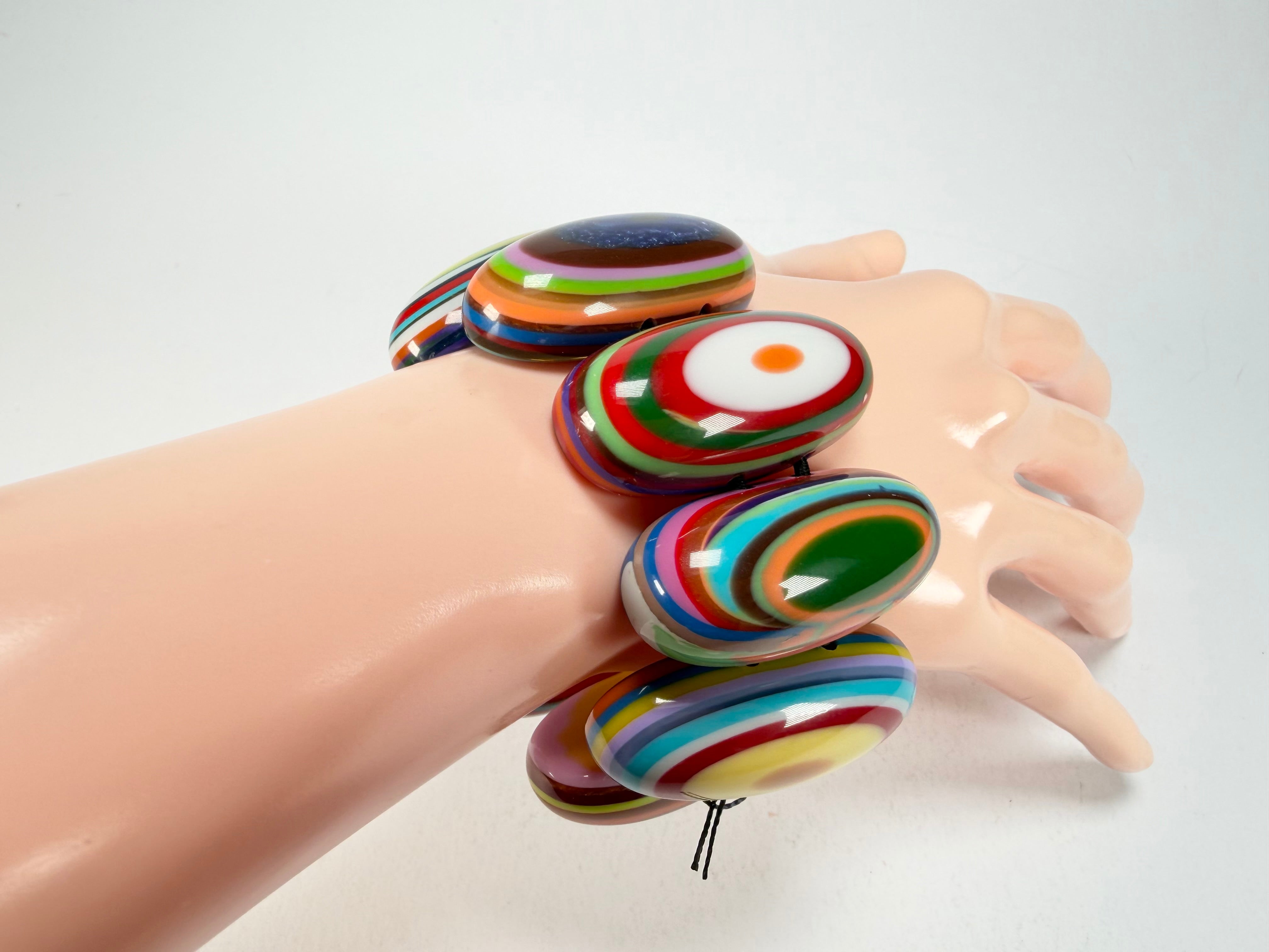 Sobral - Pop Art "Andy" Elasticated Resin Bracelet ( 005467 )