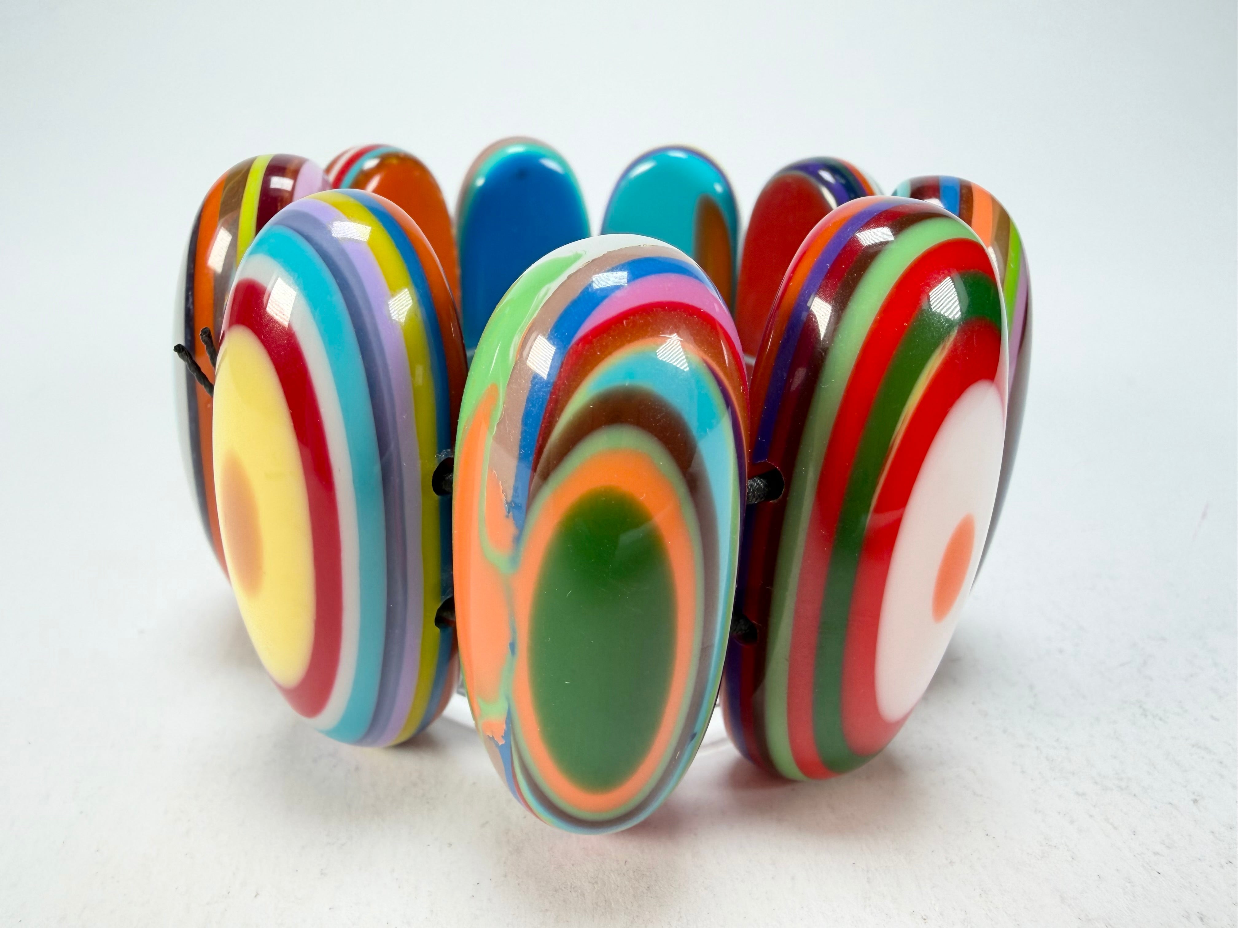 Sobral - Pop Art "Andy" Elasticated Resin Bracelet ( 005467 )