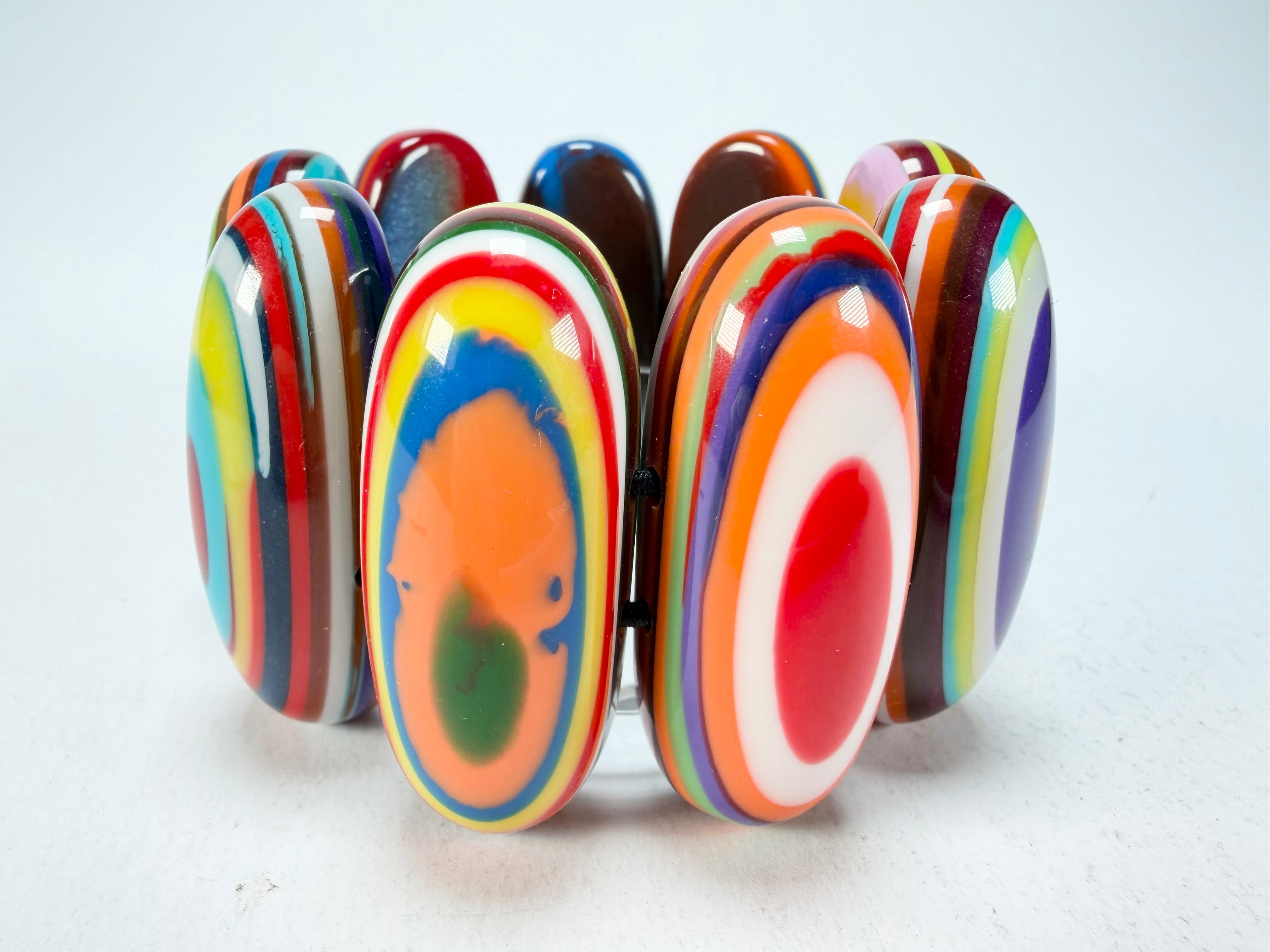 Sobral - Pop Art "Andy" Elasticated Resin Bracelet ( 005467 )