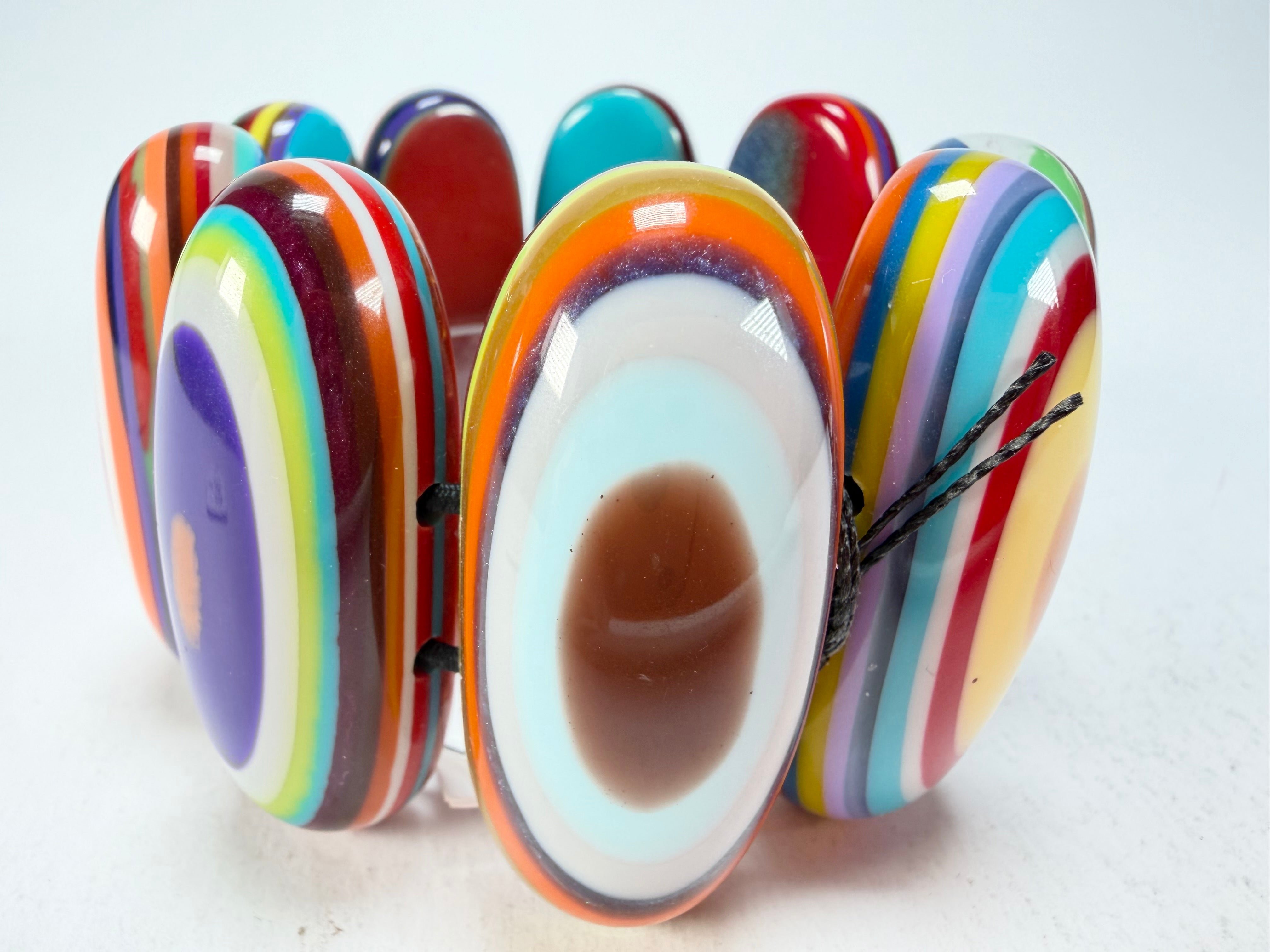 Sobral - Pop Art "Andy" Elasticated Resin Bracelet ( 005467 )