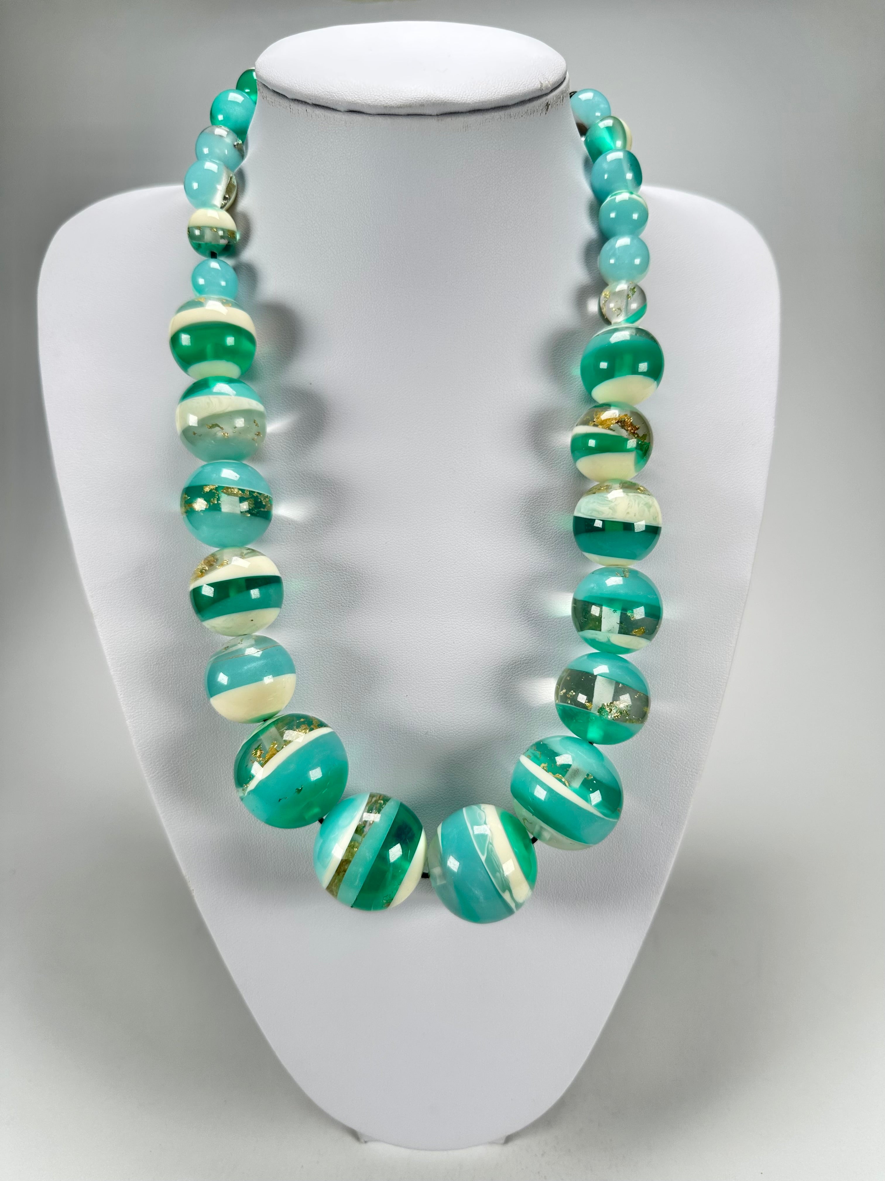Sobral - Planets "Jupiter" Neptune Resin Necklace ( 005453 )