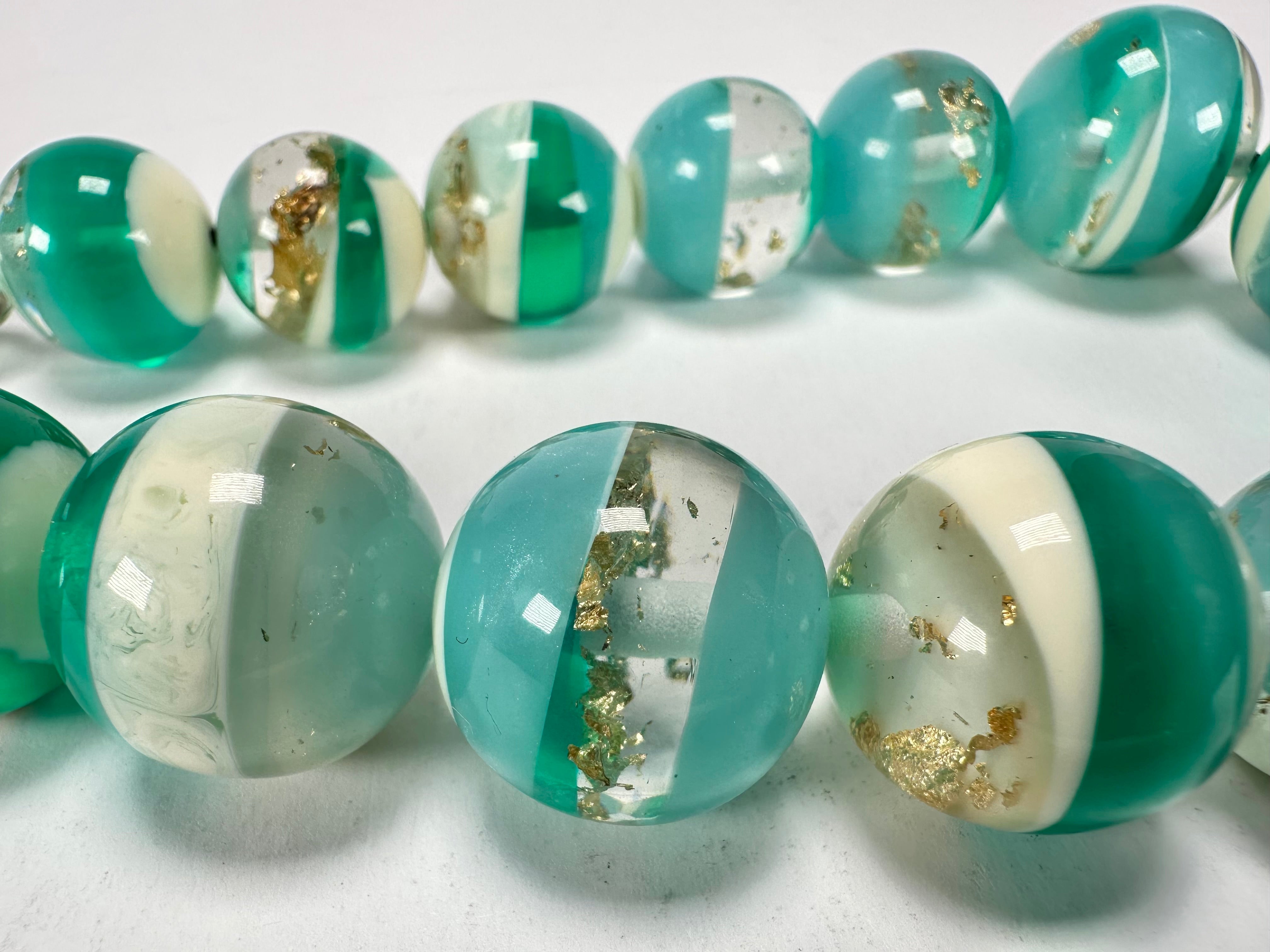 Sobral - Planets "Jupiter" Neptune Resin Necklace ( 005453 )