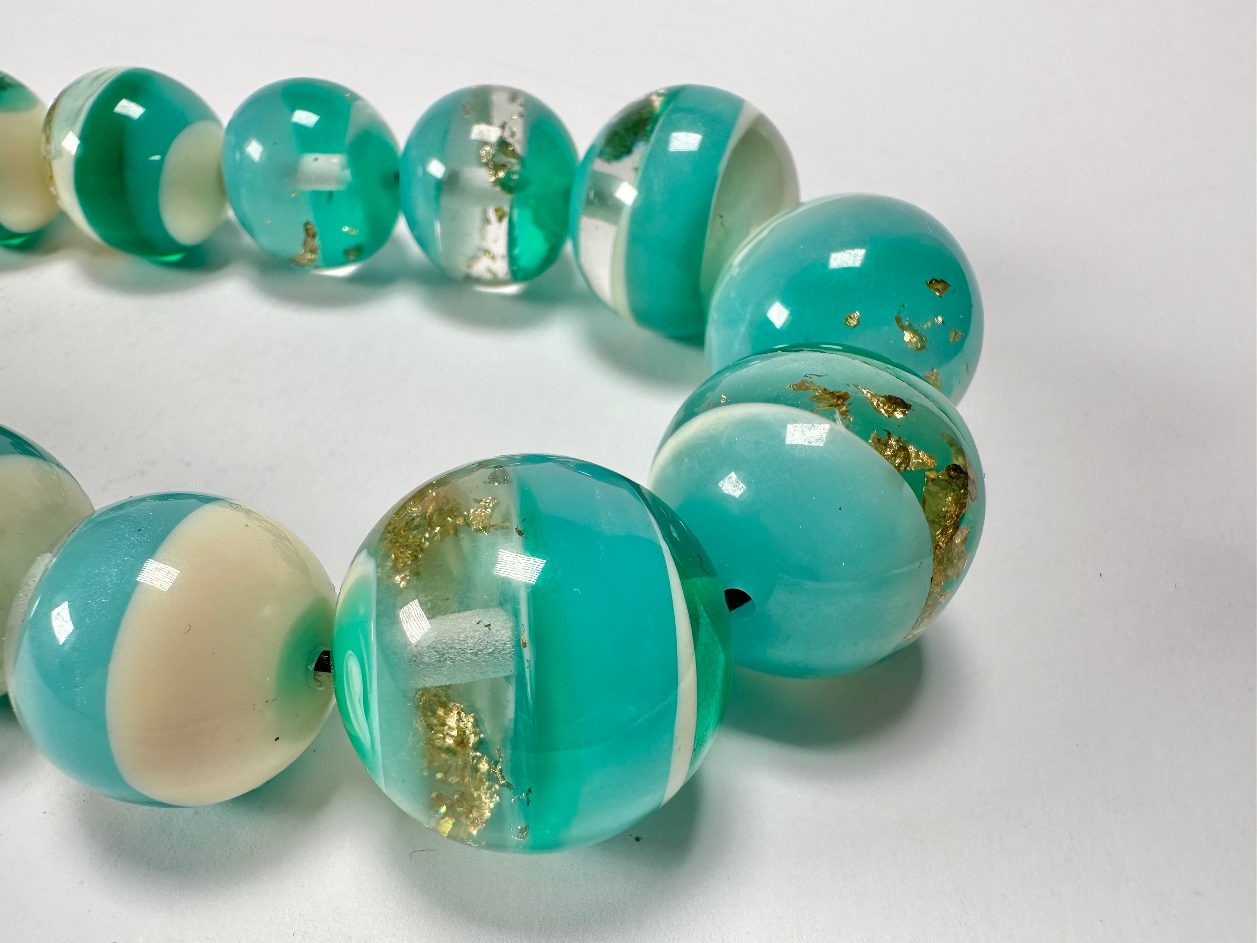 Sobral - Planets "Jupiter" Neptune Resin Necklace ( 005453 )