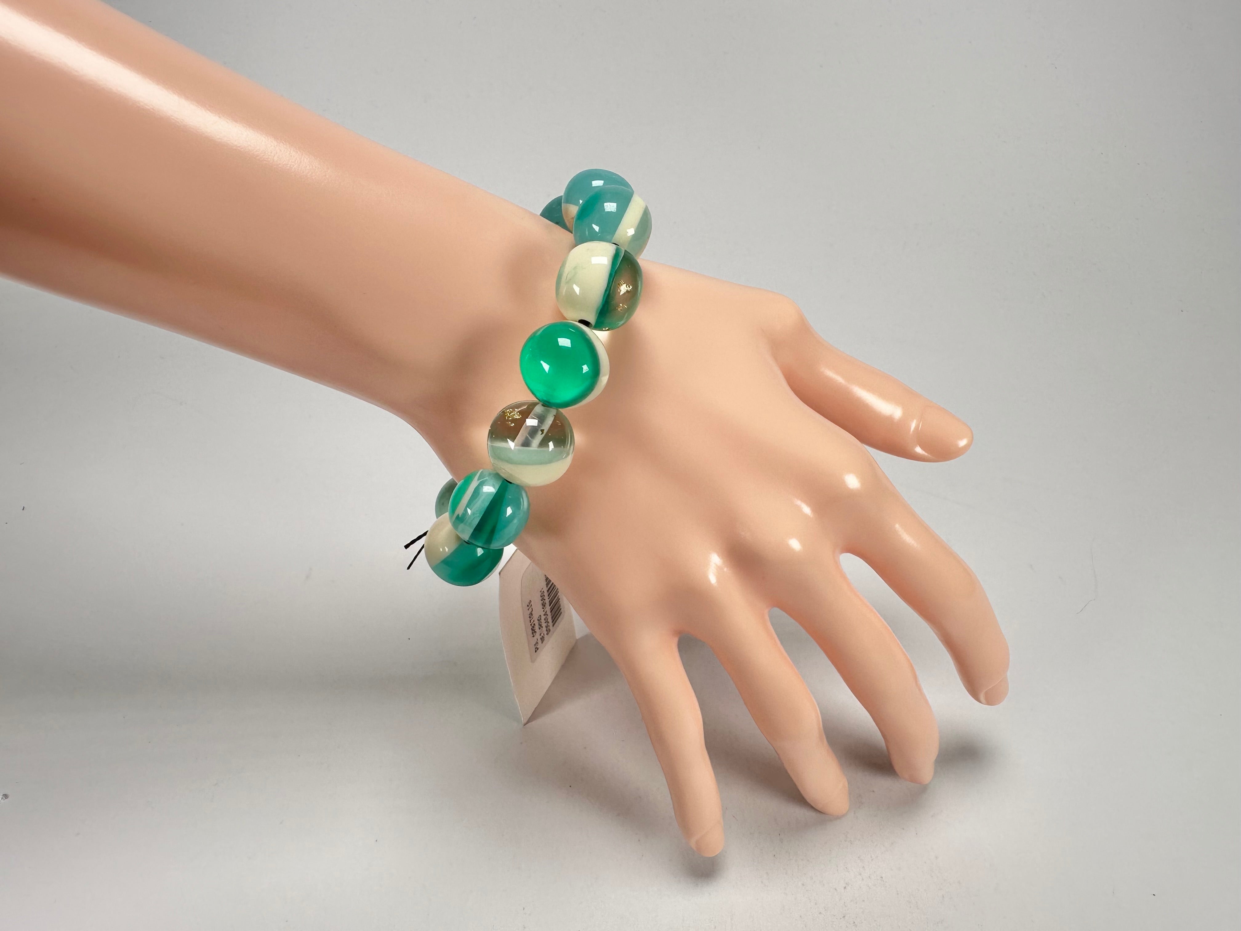 Sobral - Planets "Orbitalis" Neptune Elasticated Resin Bracelet ( 005454 )