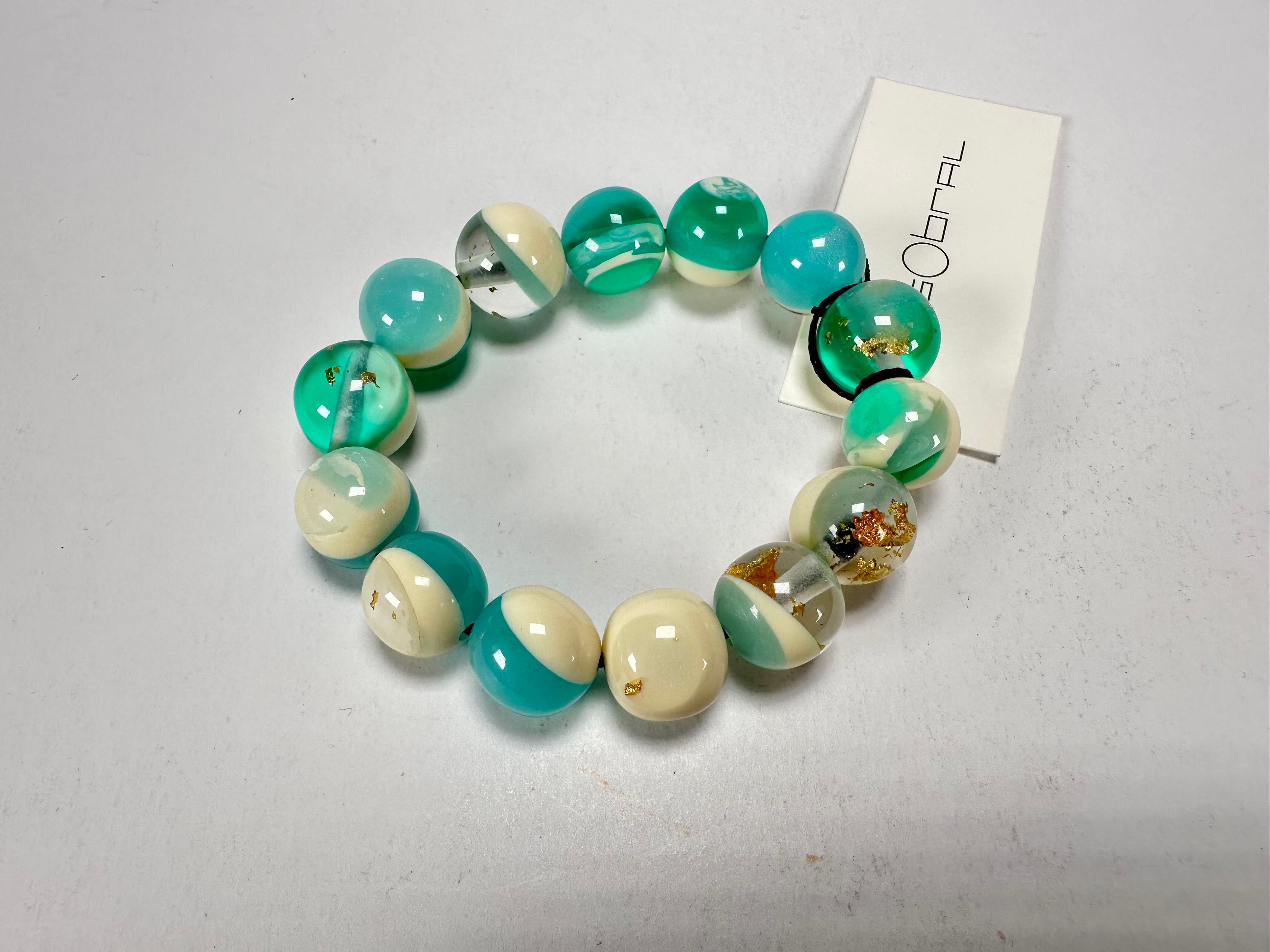 Sobral - Planets "Orbitalis" Neptune Elasticated Resin Bracelet ( 005454 )