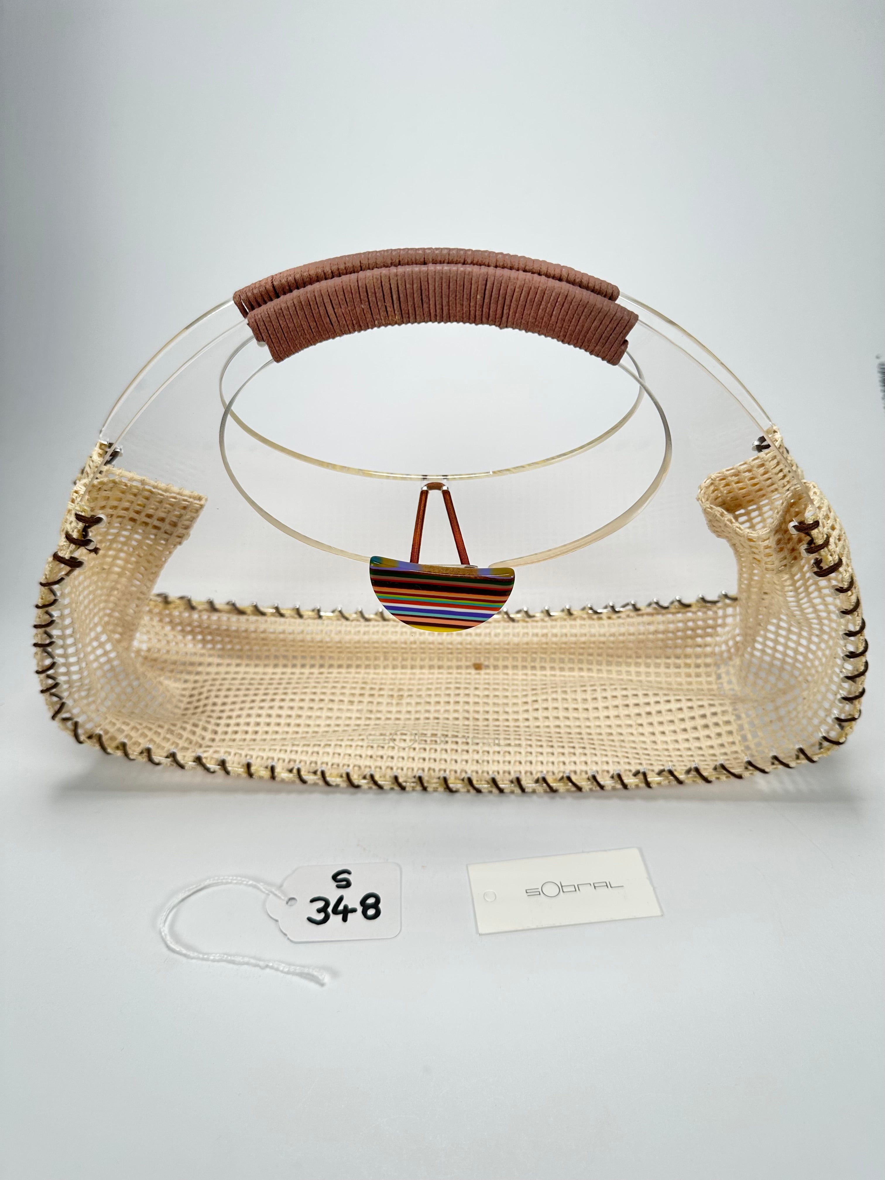 Sobral - Pop Art "Retro " Cristal Resin Handbag ( 005315 )