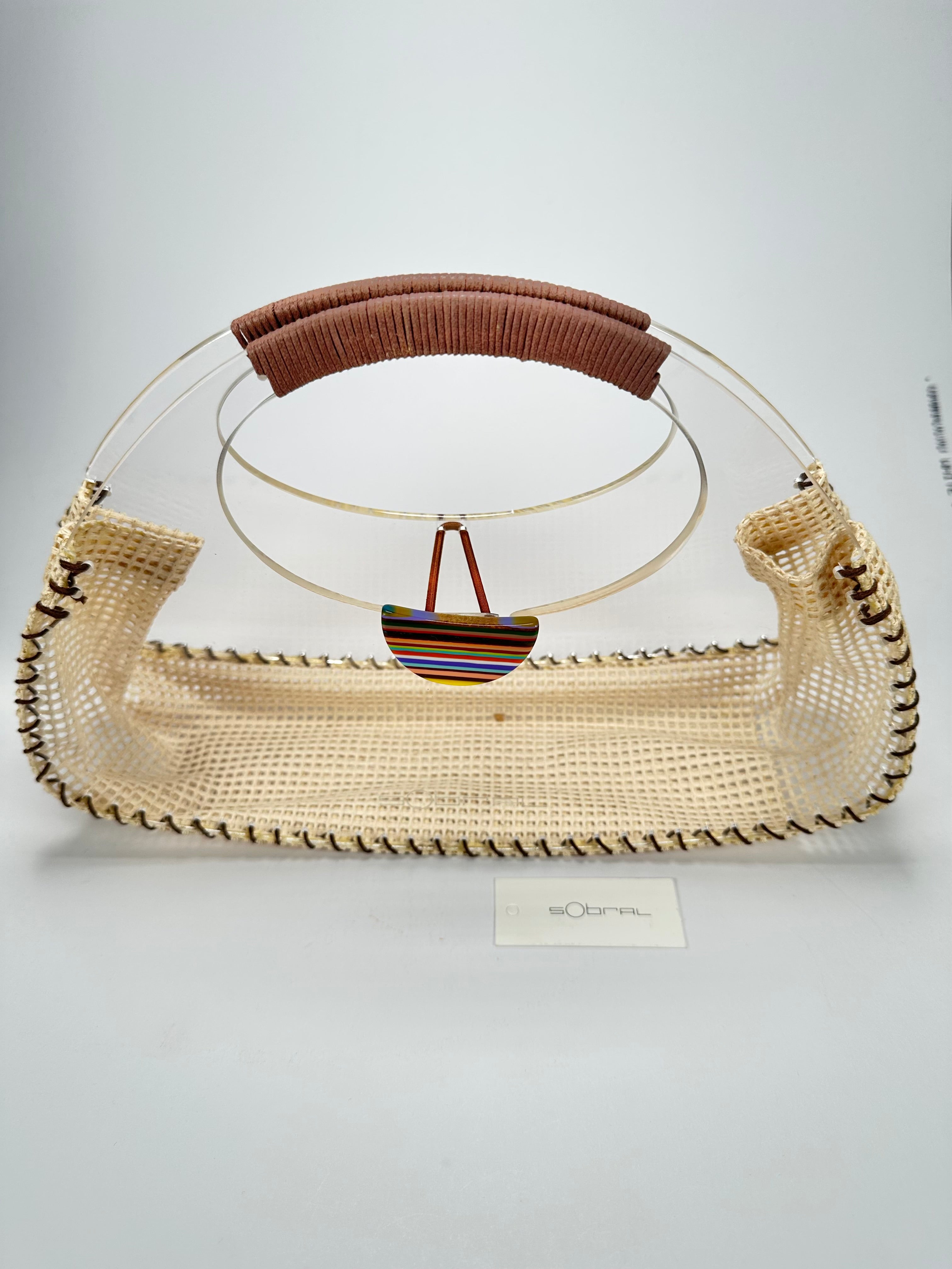 Sobral - Pop Art "Retro " Cristal Resin Handbag ( 005315 )