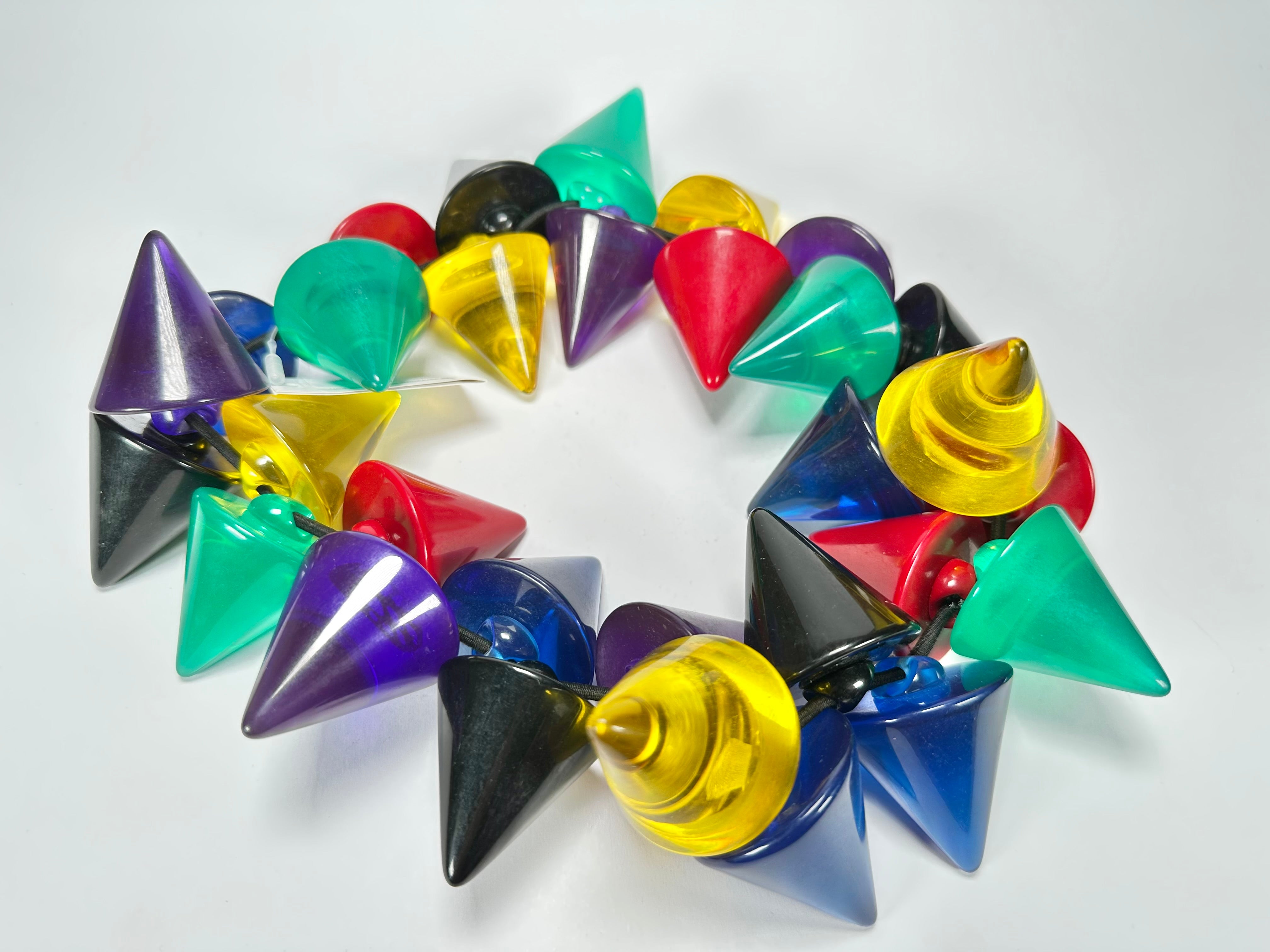 Sobral - Mix 2023 "Escultura" Cones Mix Resin Necklace ( 000301 )
