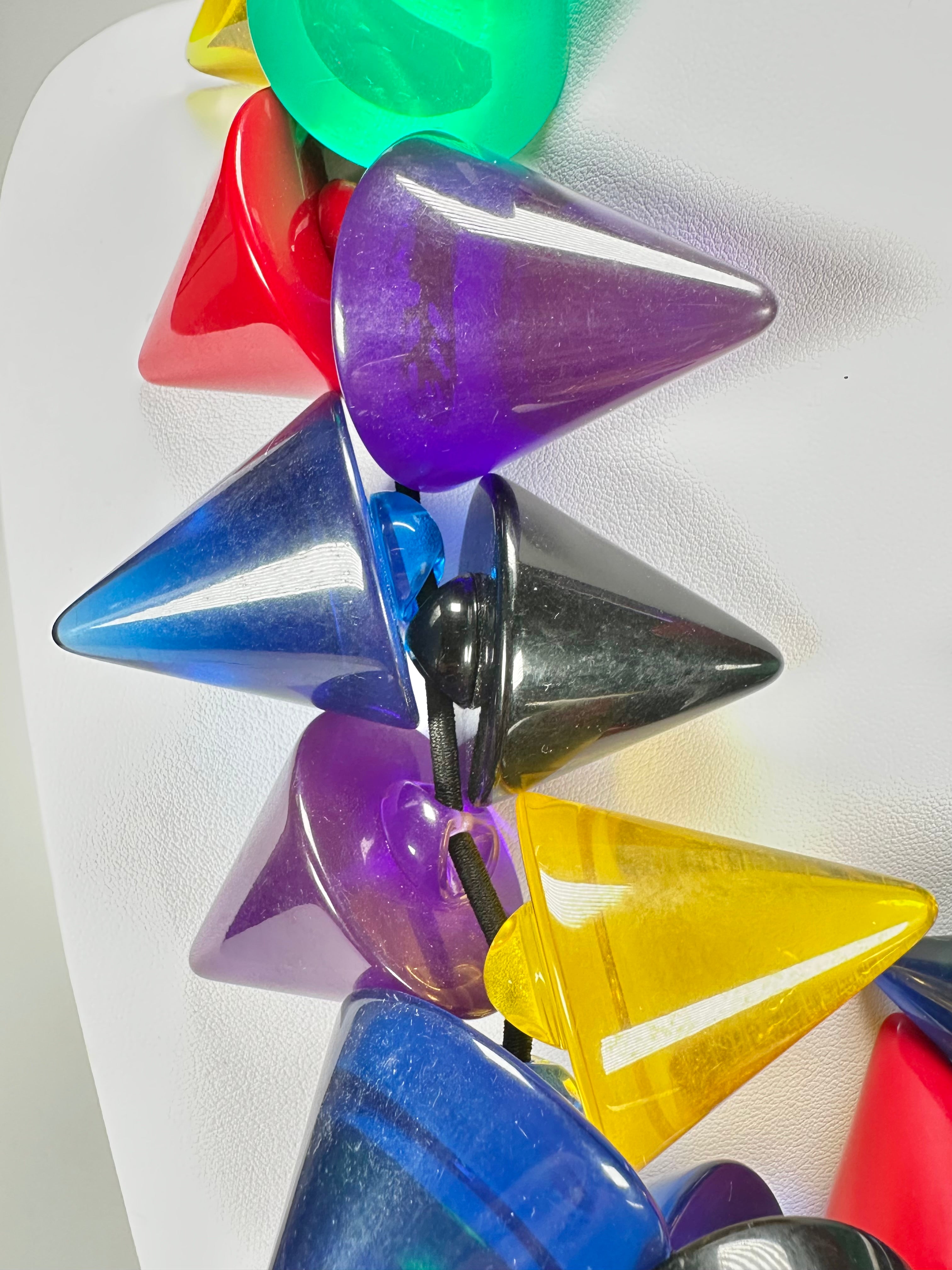 Sobral - Mix 2023 "Escultura" Cones Mix Resin Necklace ( 000301 )