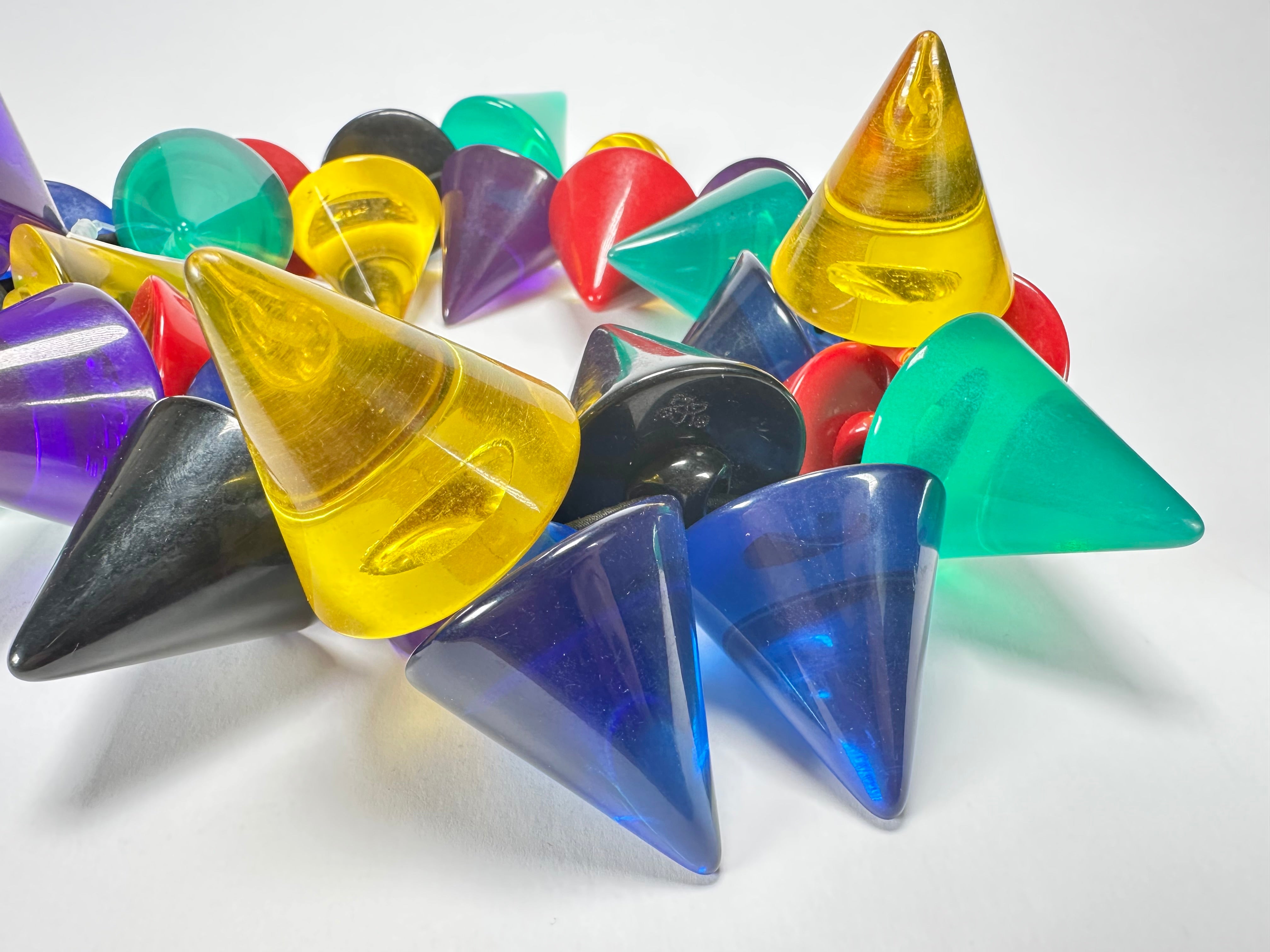 Sobral - Mix 2023 "Escultura" Cones Mix Resin Necklace ( 000301 )