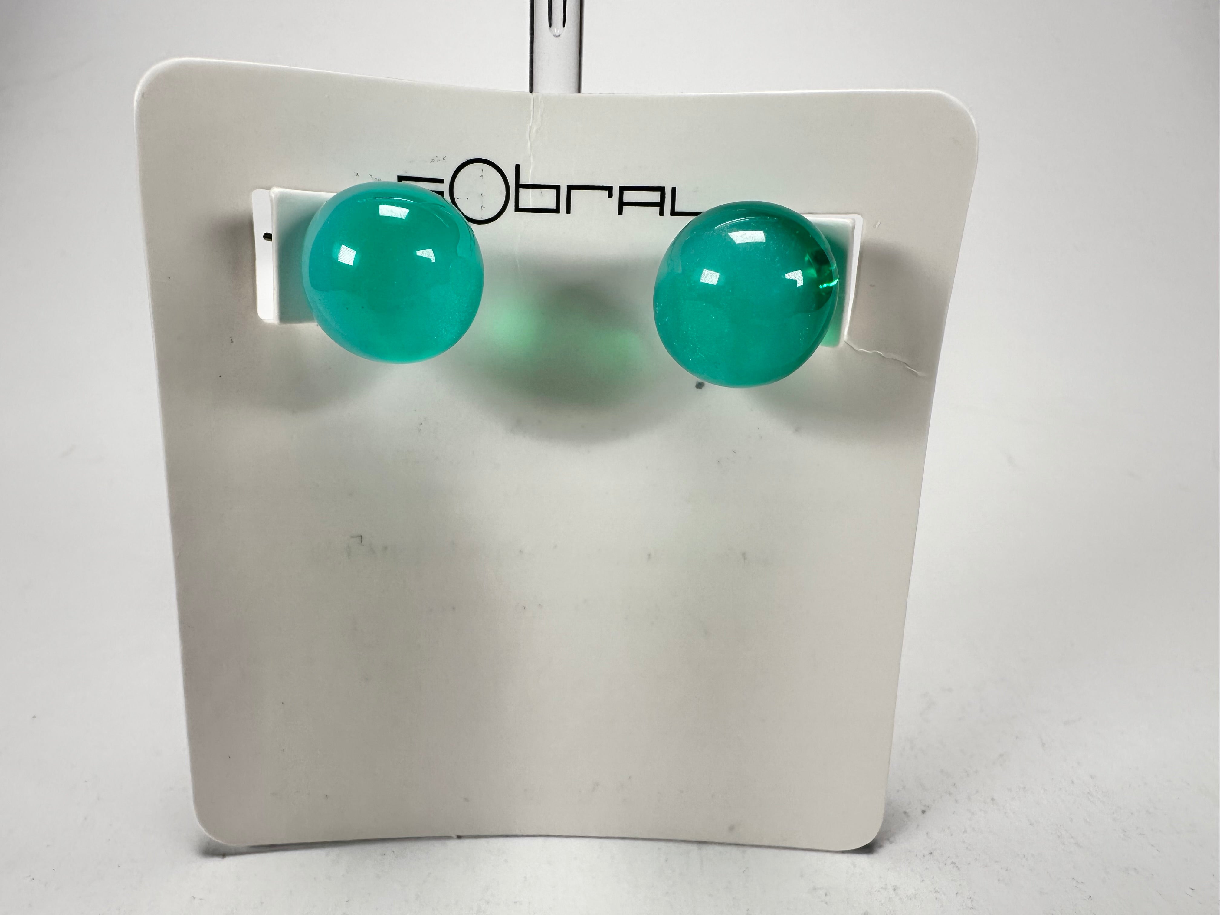 Sobral - Planets "Orbitalis" Neptune Resin Earrings ( 005456 )