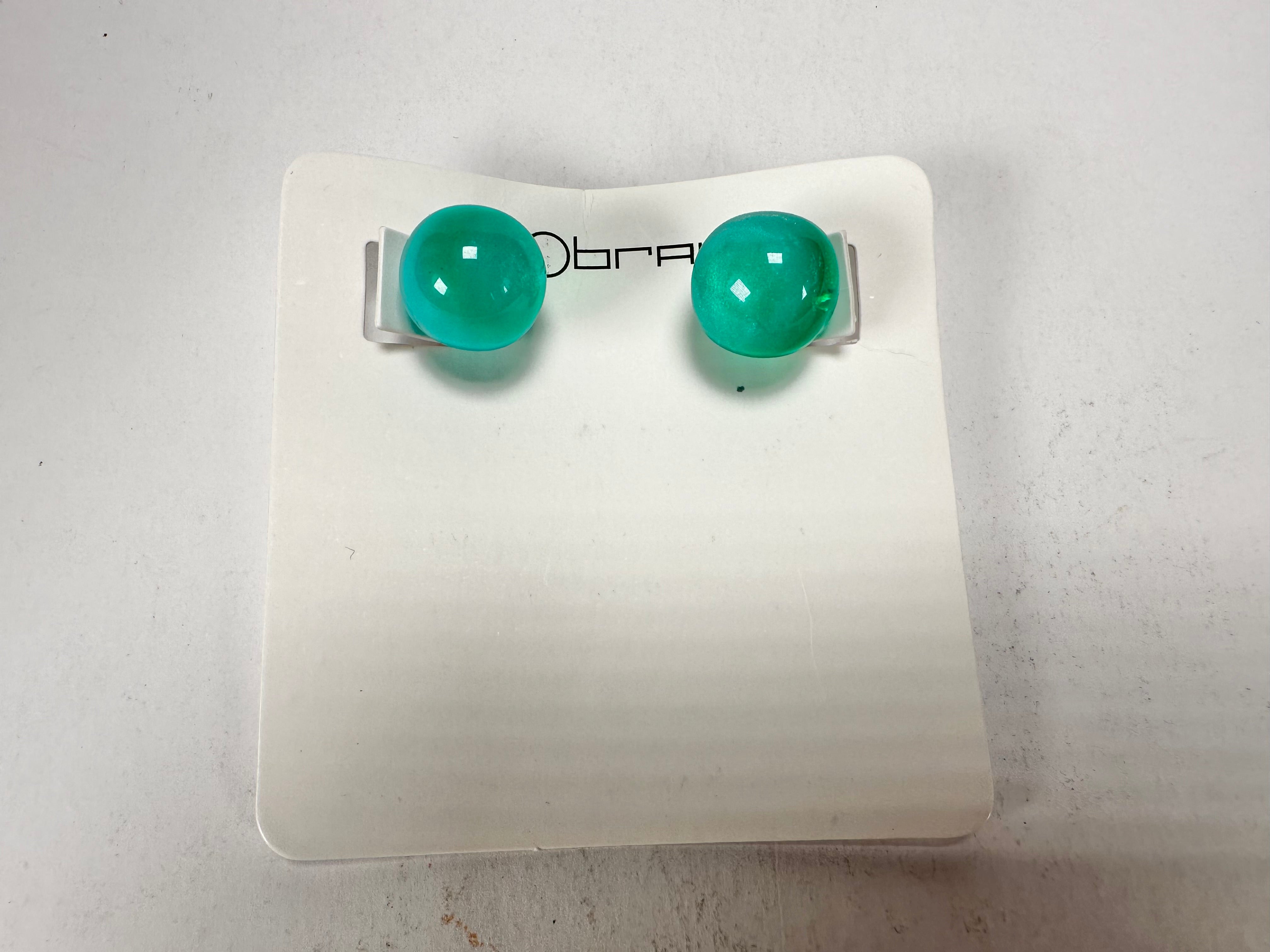 Sobral - Planets "Orbitalis" Neptune Resin Earrings ( 005456 )