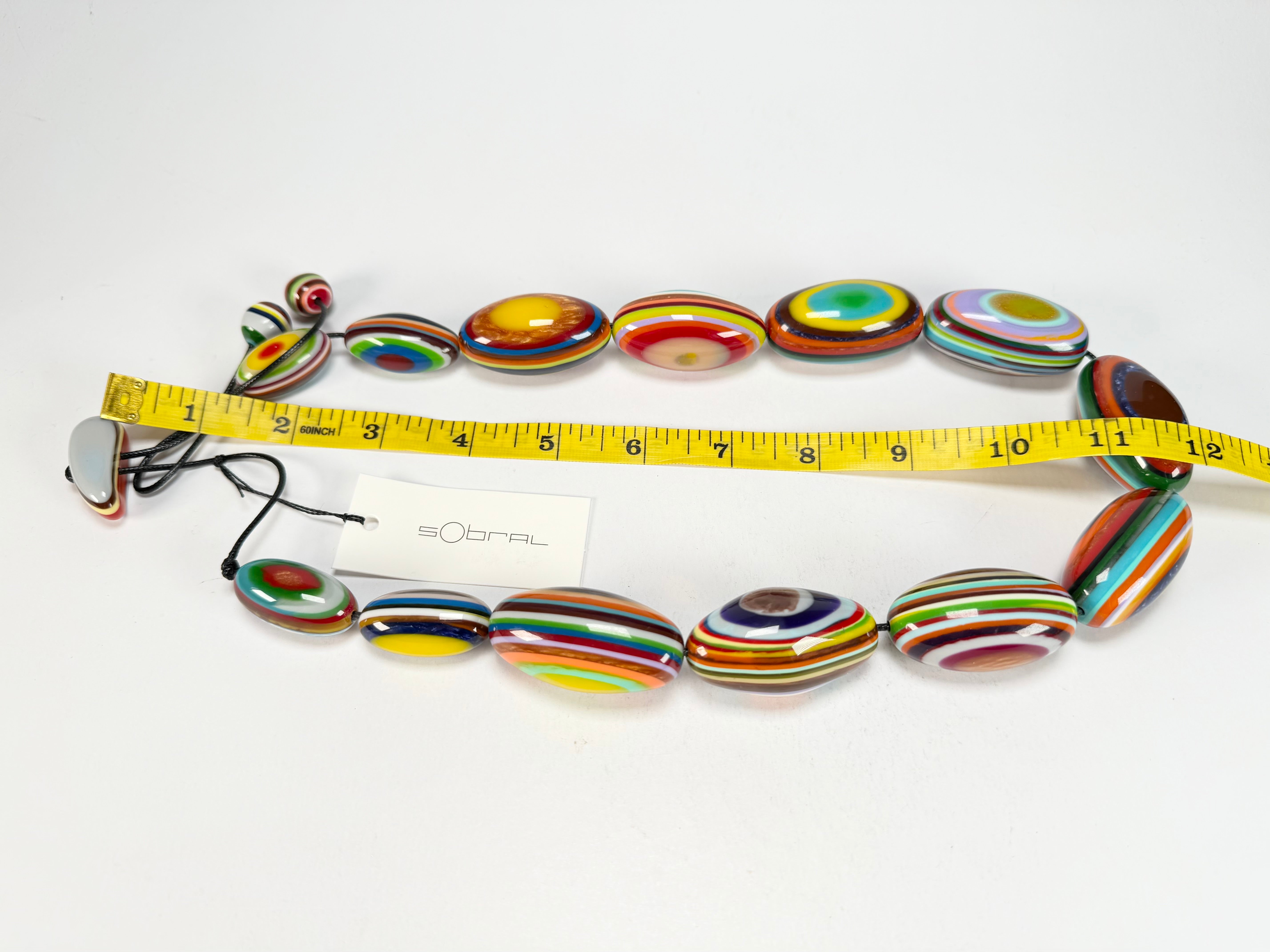 Sobral - Pop Art "Andy" Resin Necklace ( 005465 )