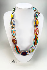 Sobral - Pop Art "Andy" Resin Necklace ( 005465 )