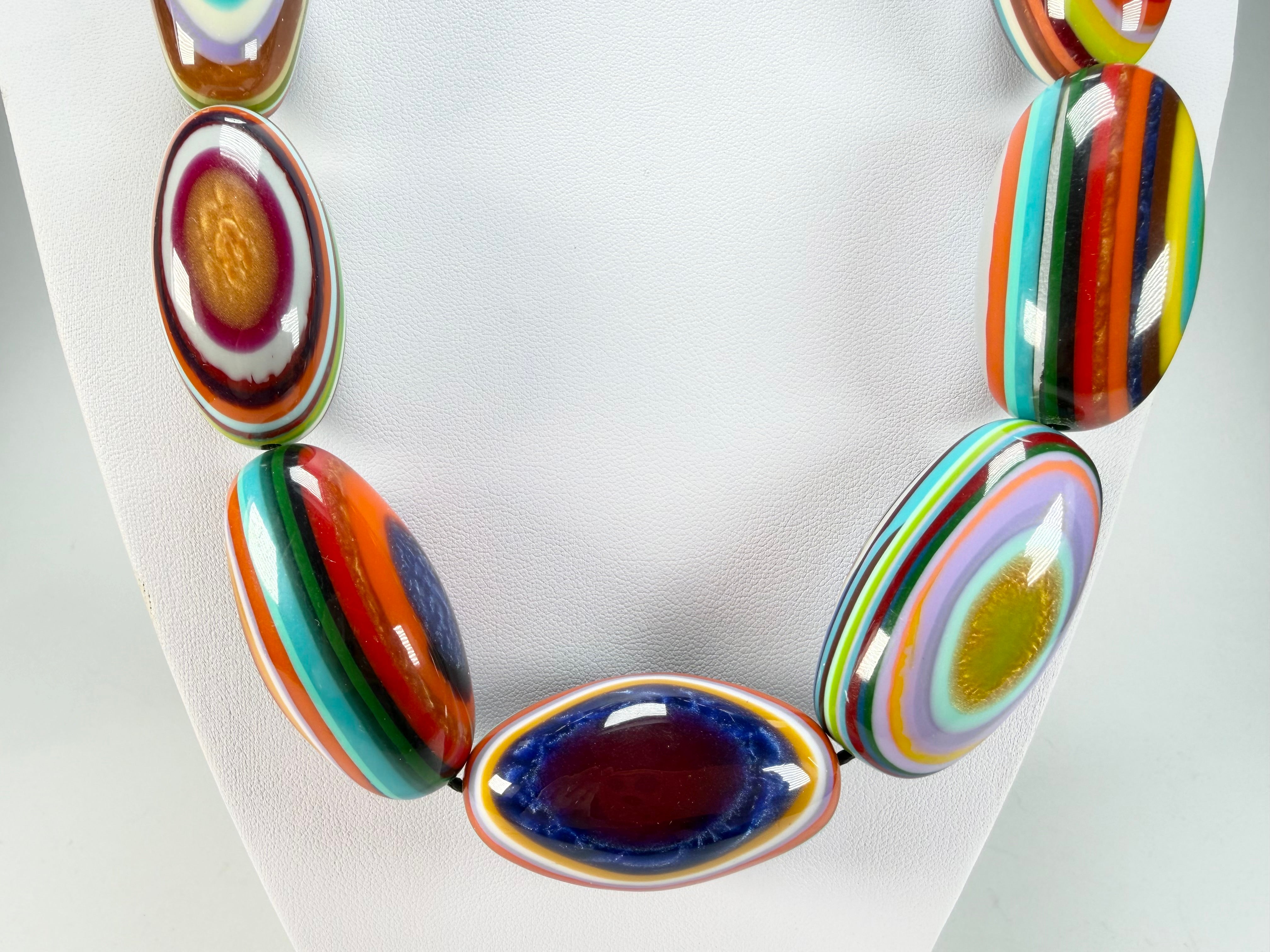 Sobral - Pop Art "Andy" Resin Necklace ( 005465 )