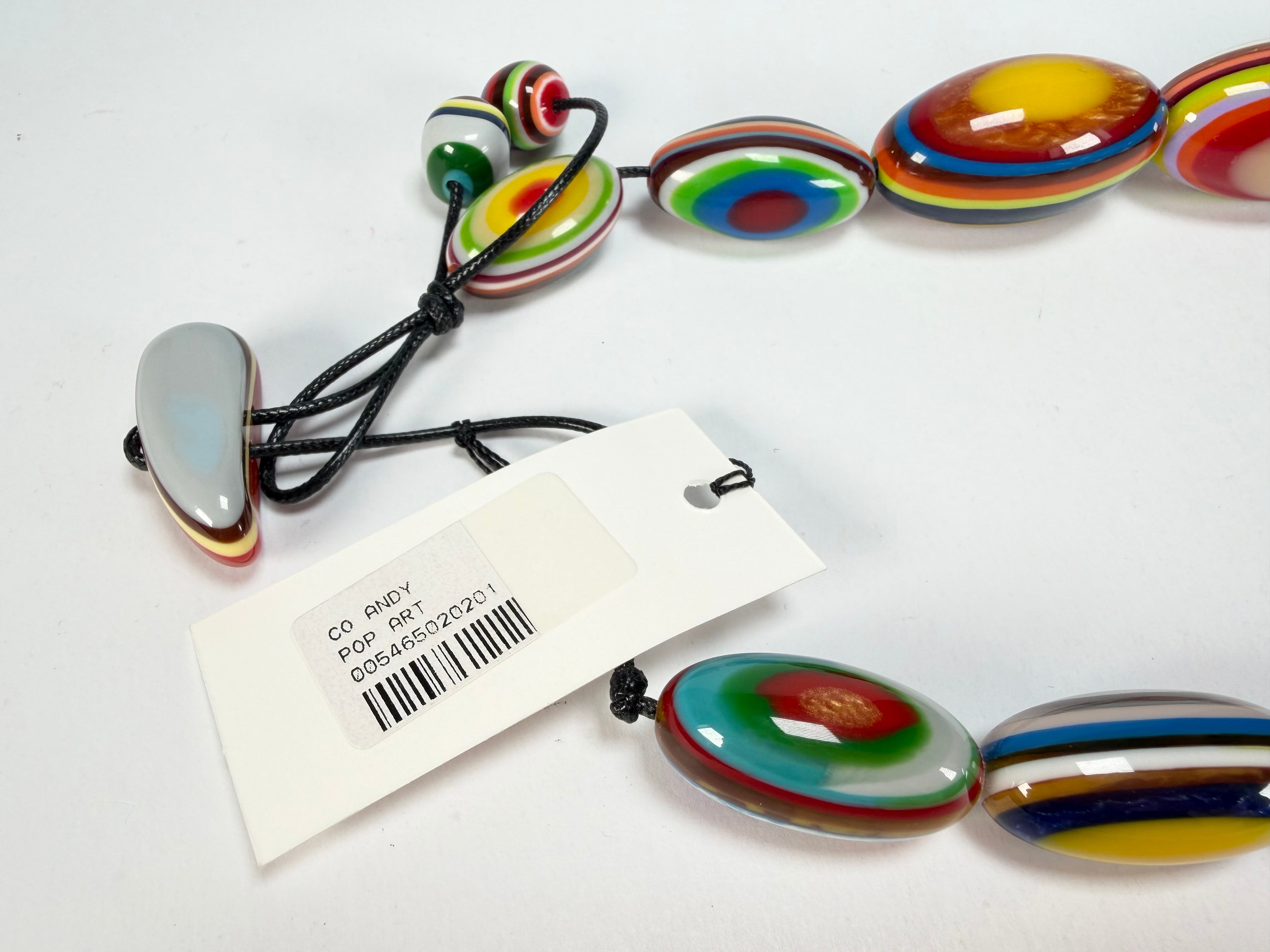 Sobral - Pop Art "Andy" Resin Necklace ( 005465 )