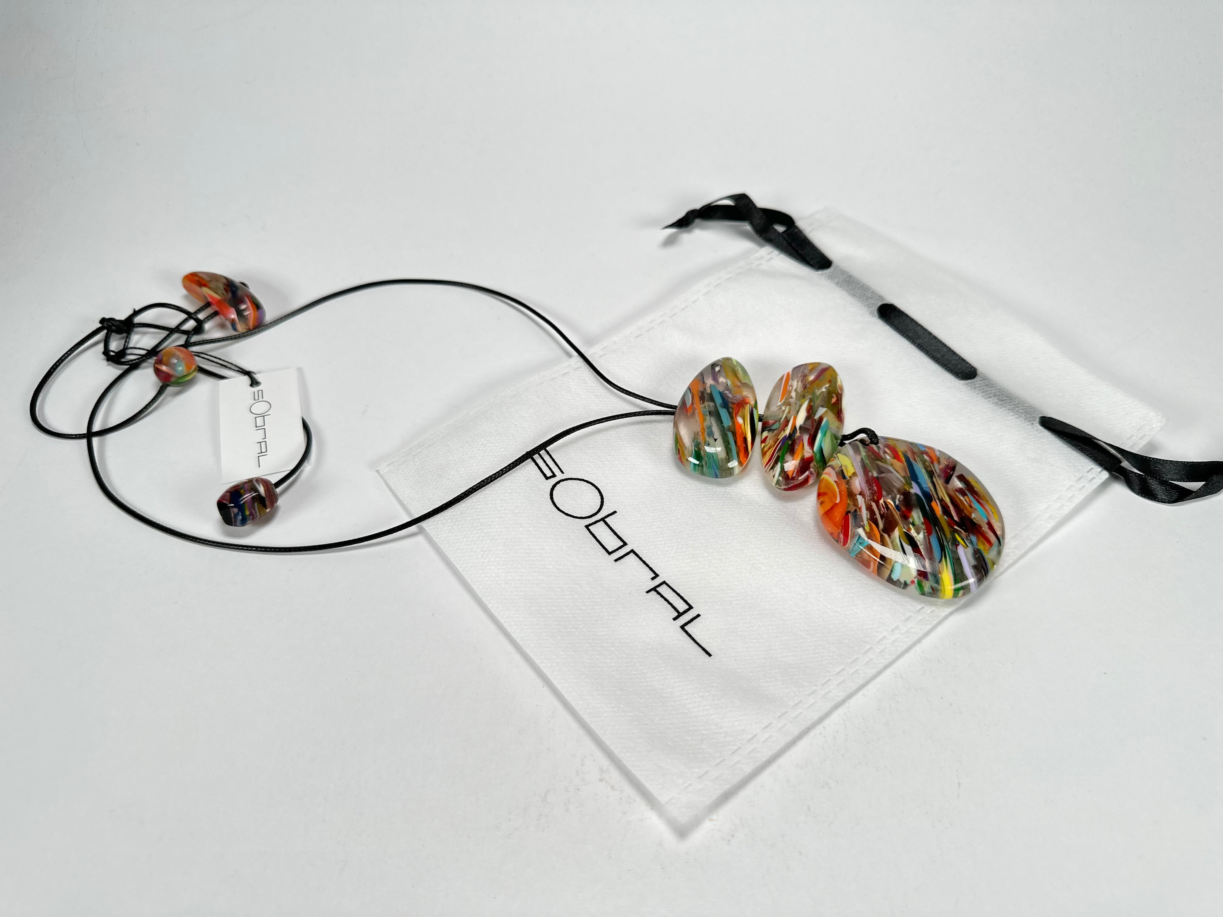 Sobral - Baru "Ancestral" Resin Necklace ( 005027 )