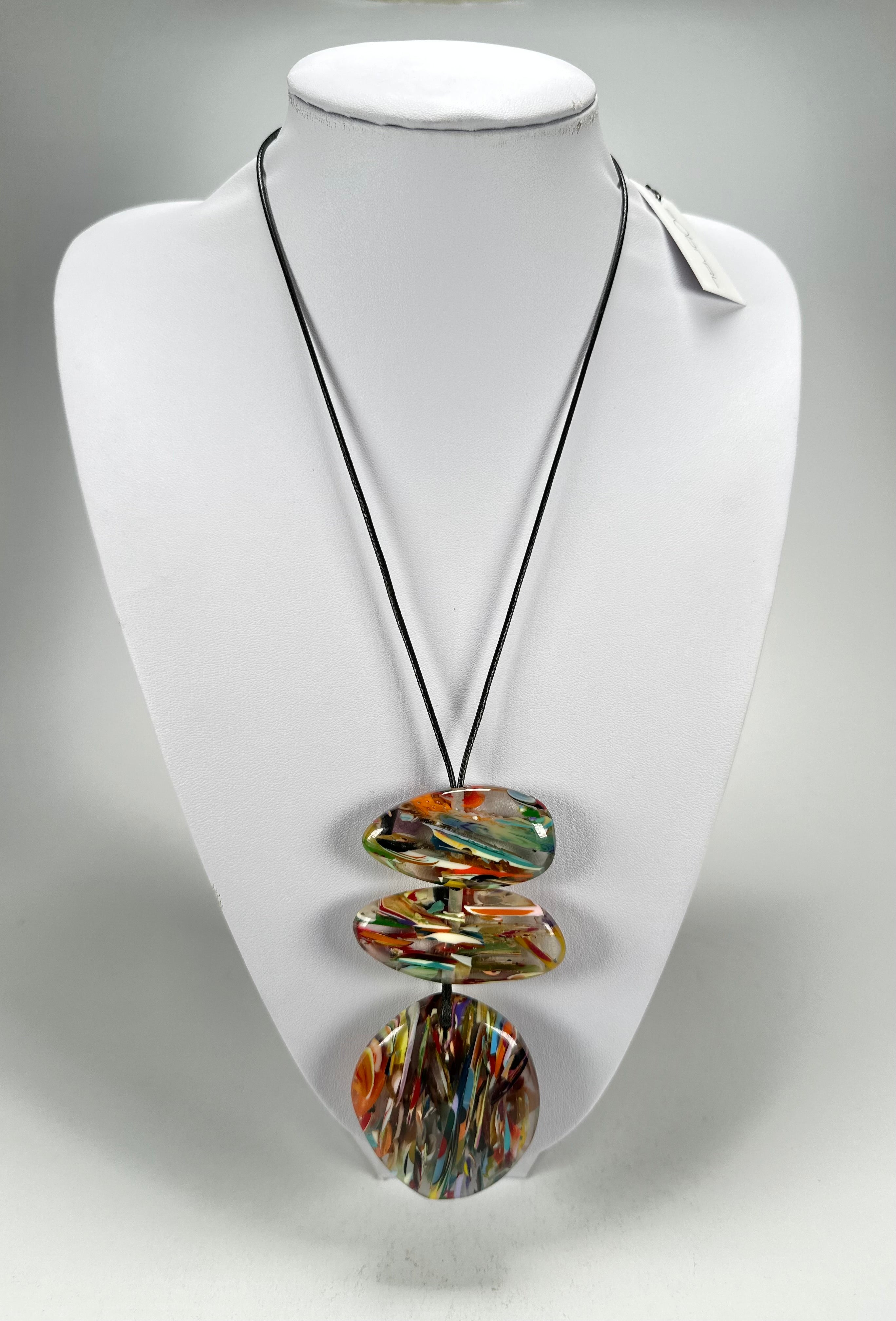 Sobral - Baru "Ancestral" Resin Necklace ( 005027 )