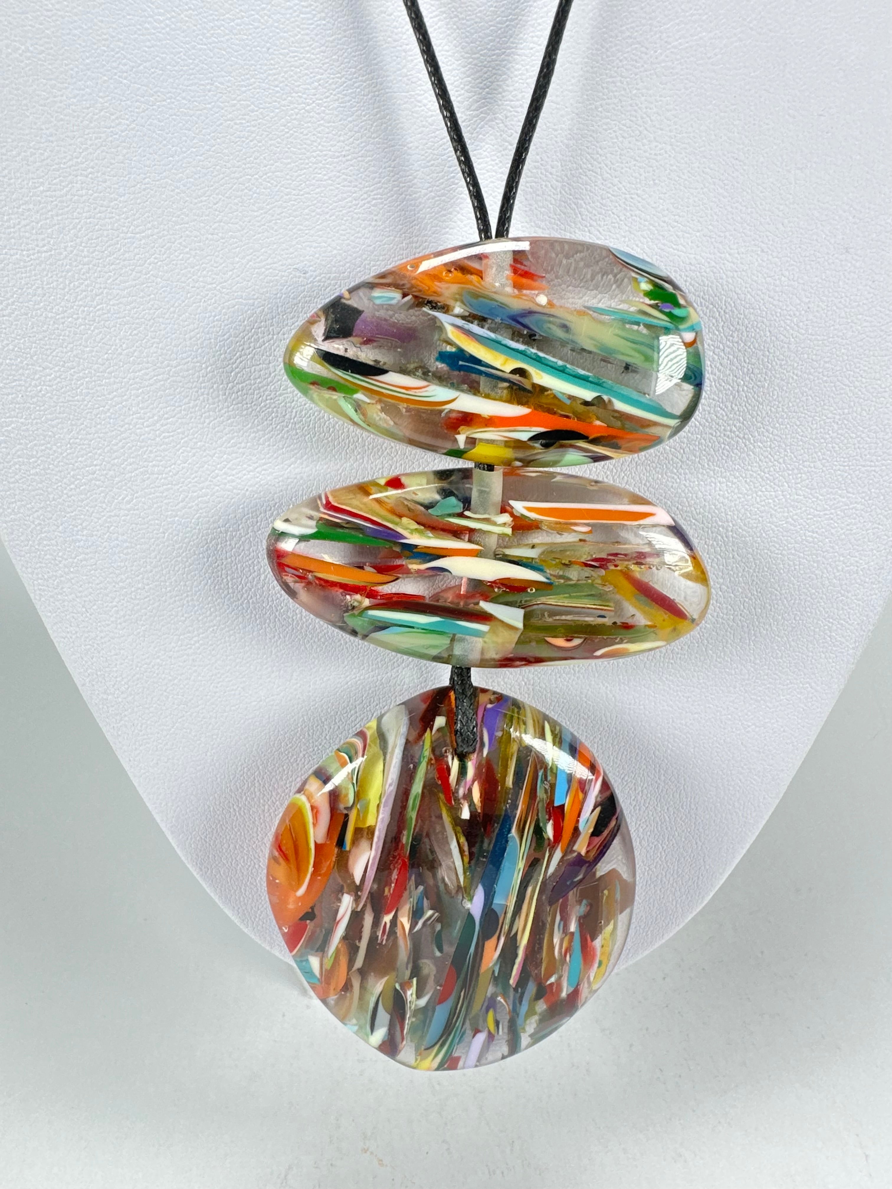 Sobral - Baru "Ancestral" Resin Necklace ( 005027 )
