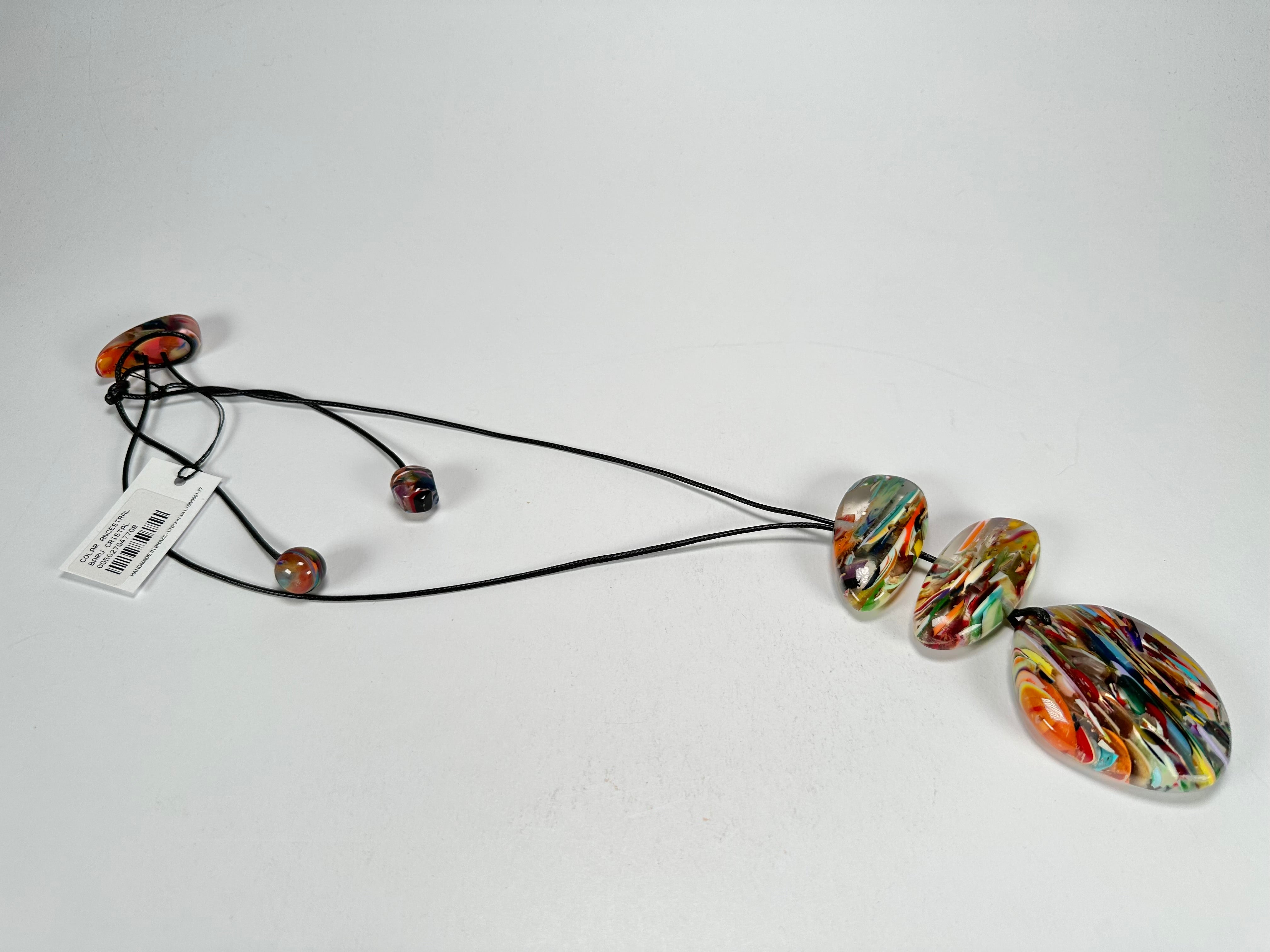 Sobral - Baru "Ancestral" Resin Necklace ( 005027 )