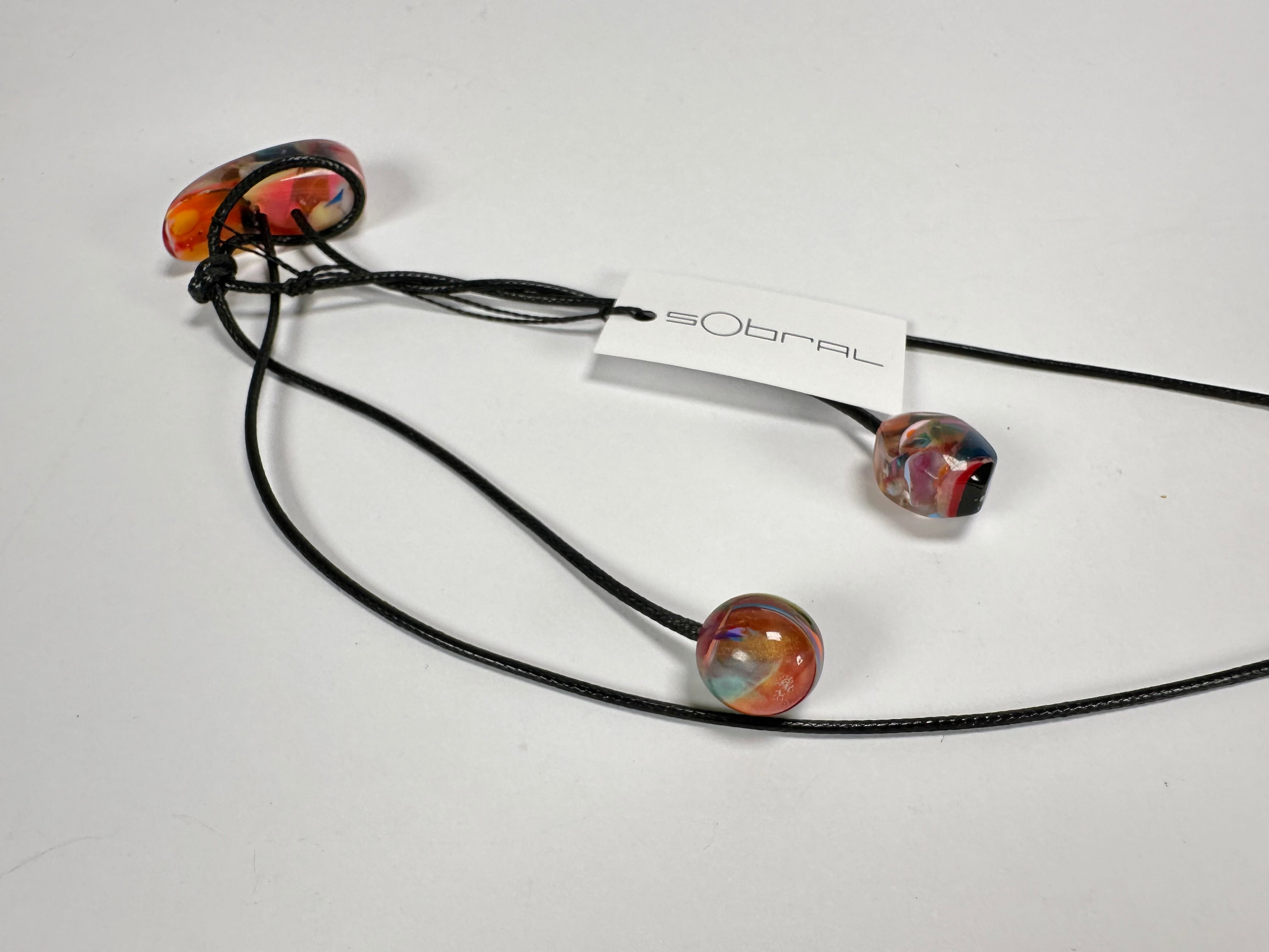 Sobral - Baru "Ancestral" Resin Necklace ( 005027 )