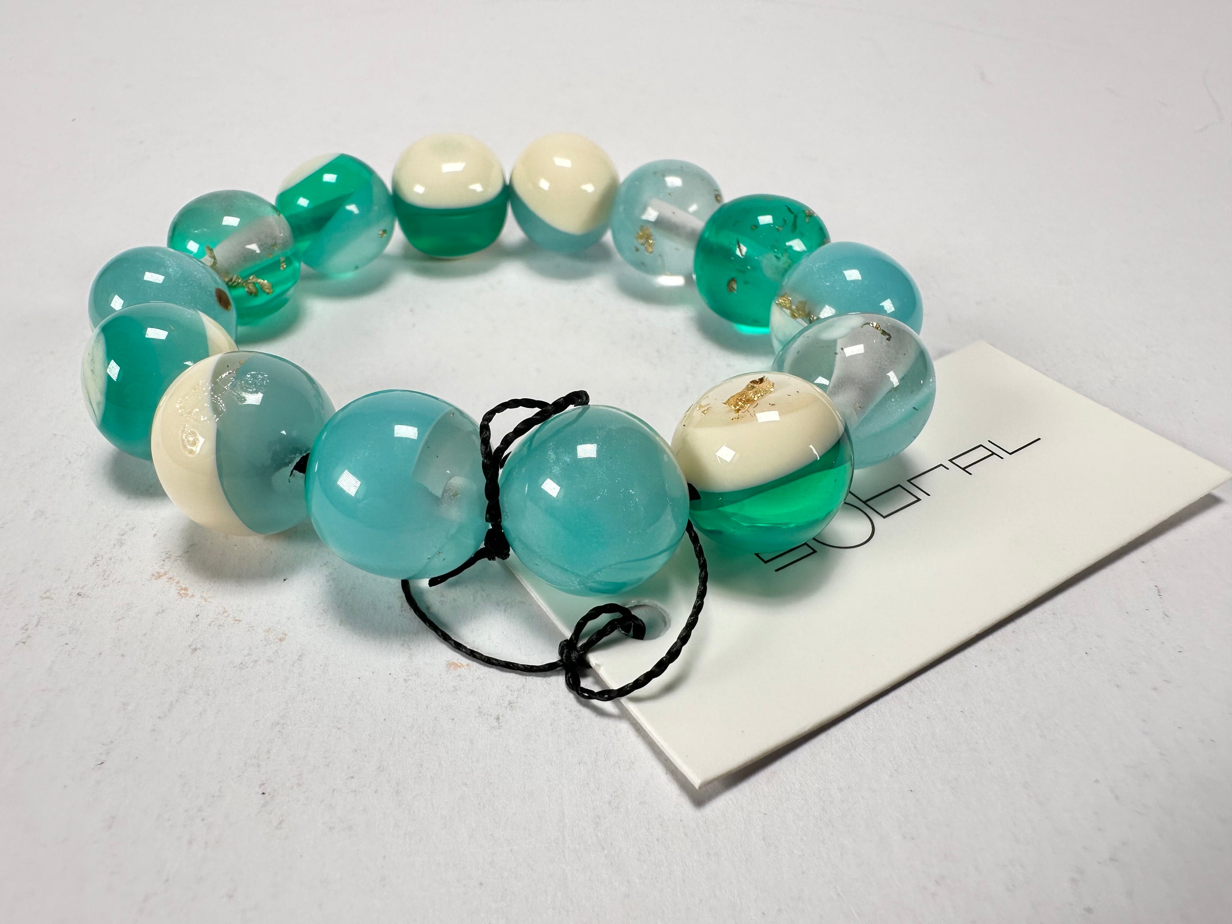 Sobral - Planets "Orbitalis" Neptune Elasticated Resin Bracelet ( 005454 )