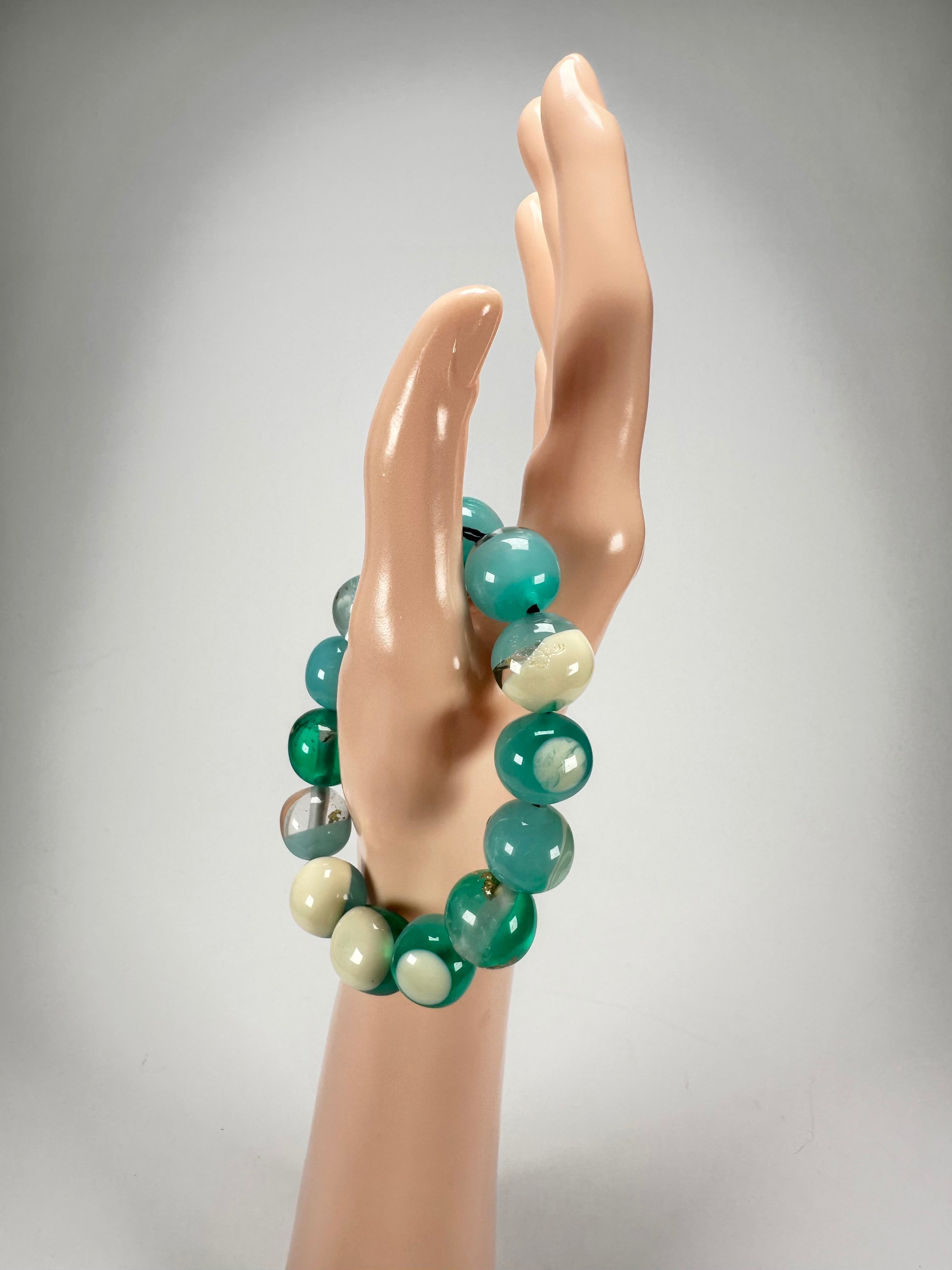 Sobral - Planets "Orbitalis" Neptune Elasticated Resin Bracelet ( 005454 )