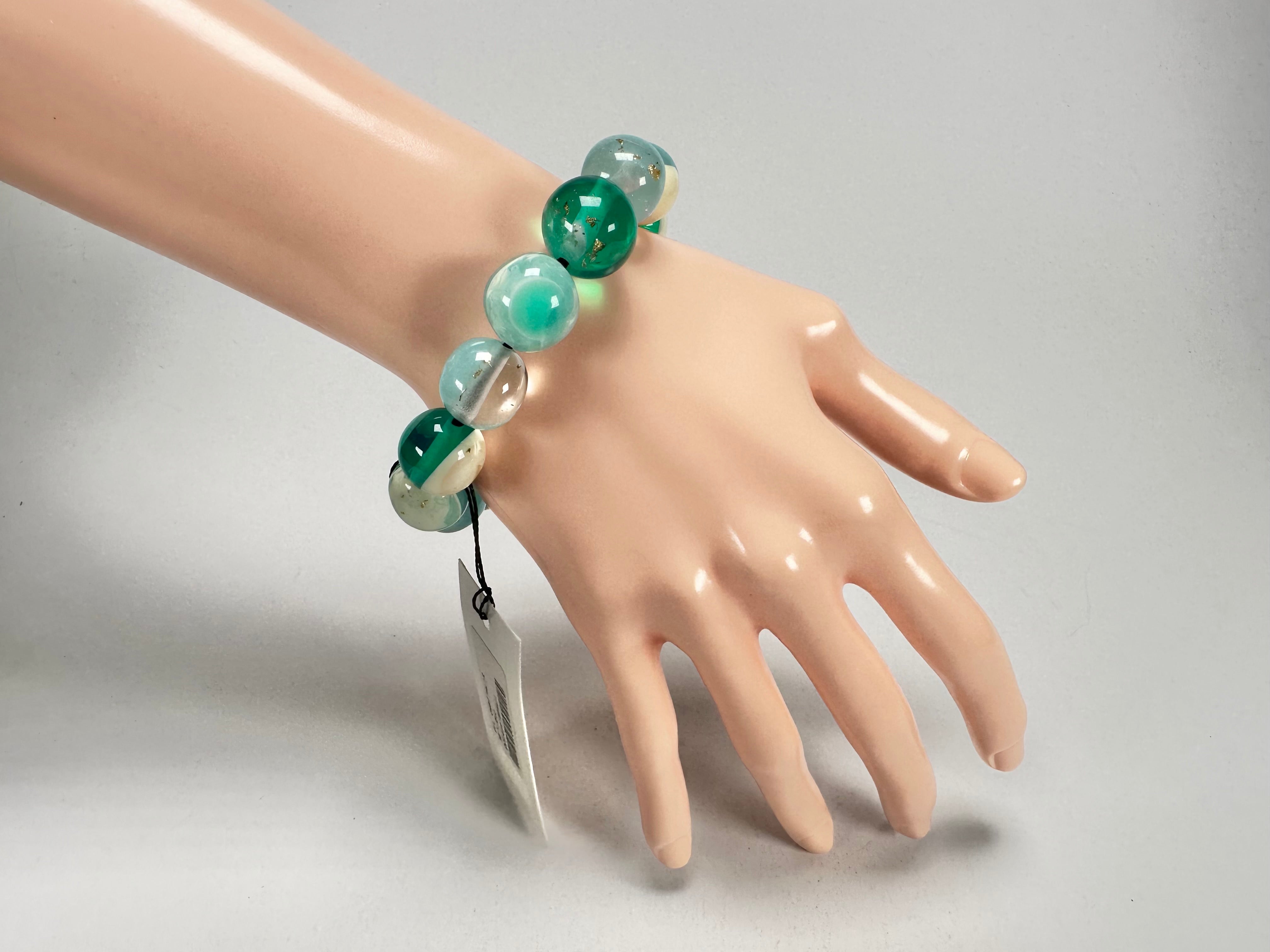 Sobral - Planets "Orbitalis" Neptune Elasticated Resin Bracelet ( 005454 )