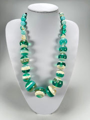 Sobral - Planets "Jupiter" Neptune Resin Necklace ( 005453 )