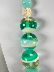 Sobral - Planets "Jupiter" Neptune Resin Necklace ( 005453 )