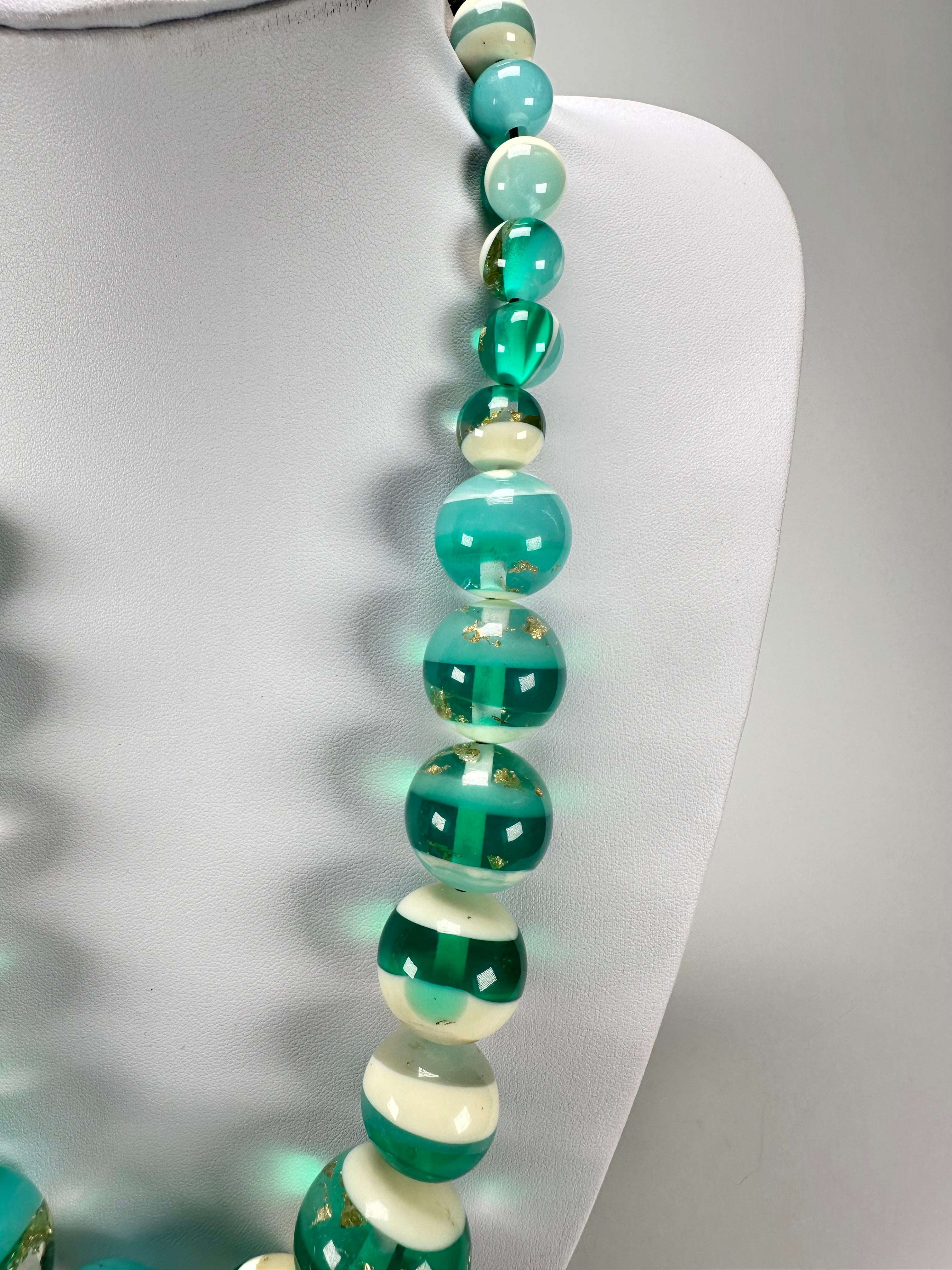 Sobral - Planets "Jupiter" Neptune Resin Necklace ( 005453 )