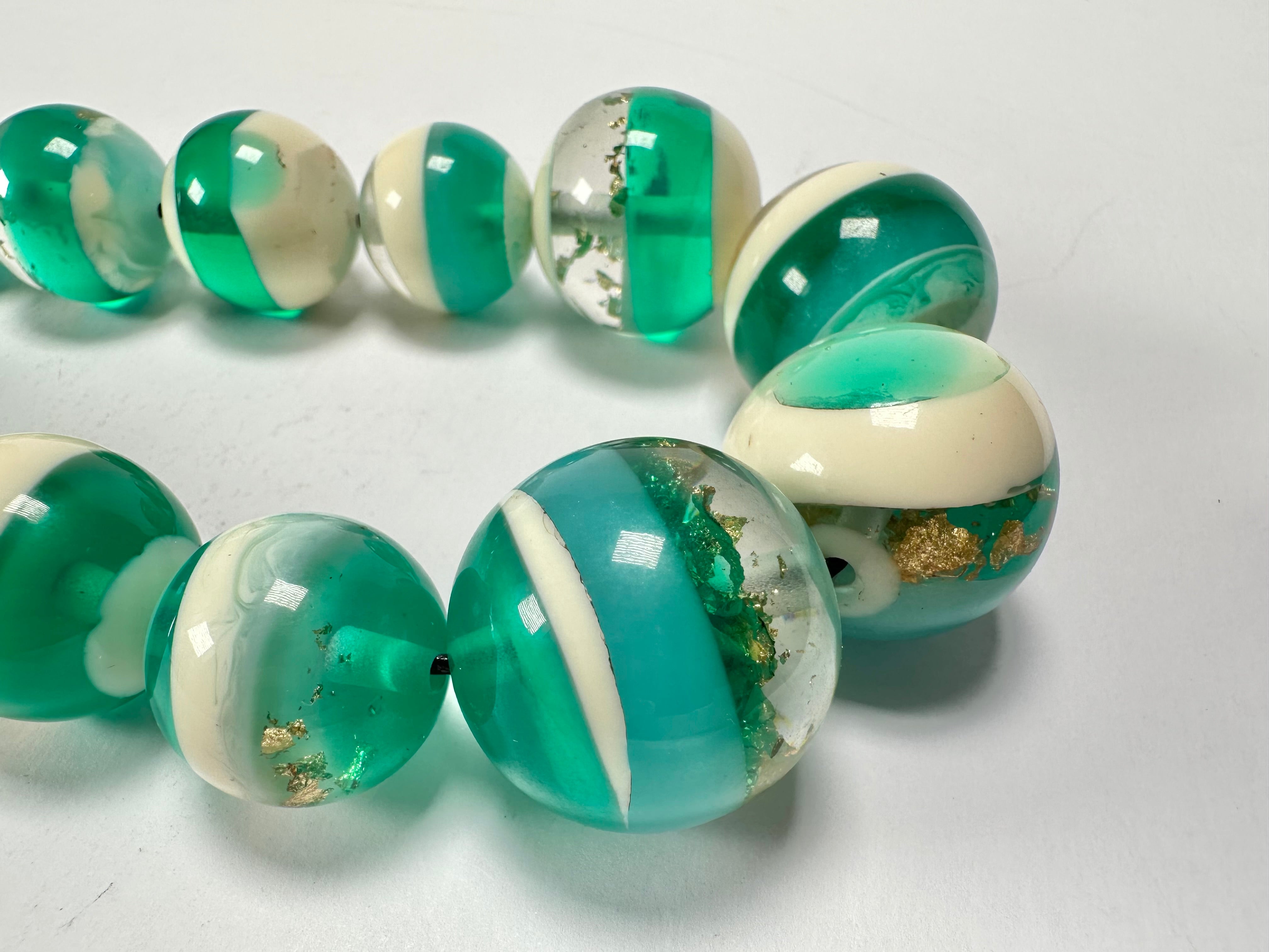 Sobral - Planets "Jupiter" Neptune Resin Necklace ( 005453 )