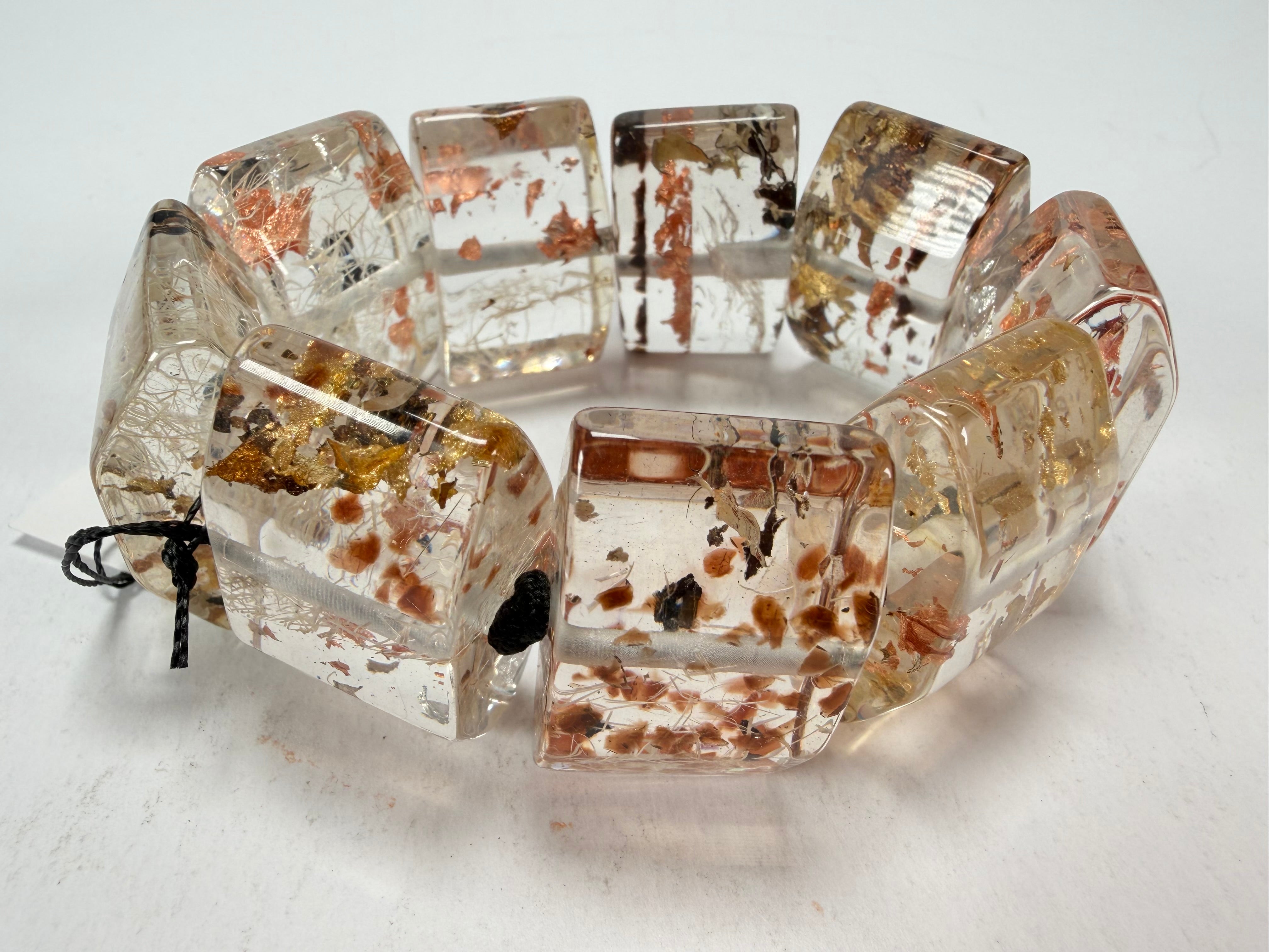 Sobral - Minas Gerais "Studio Creation" Elasticated Resin Bracelet ( 000000 )