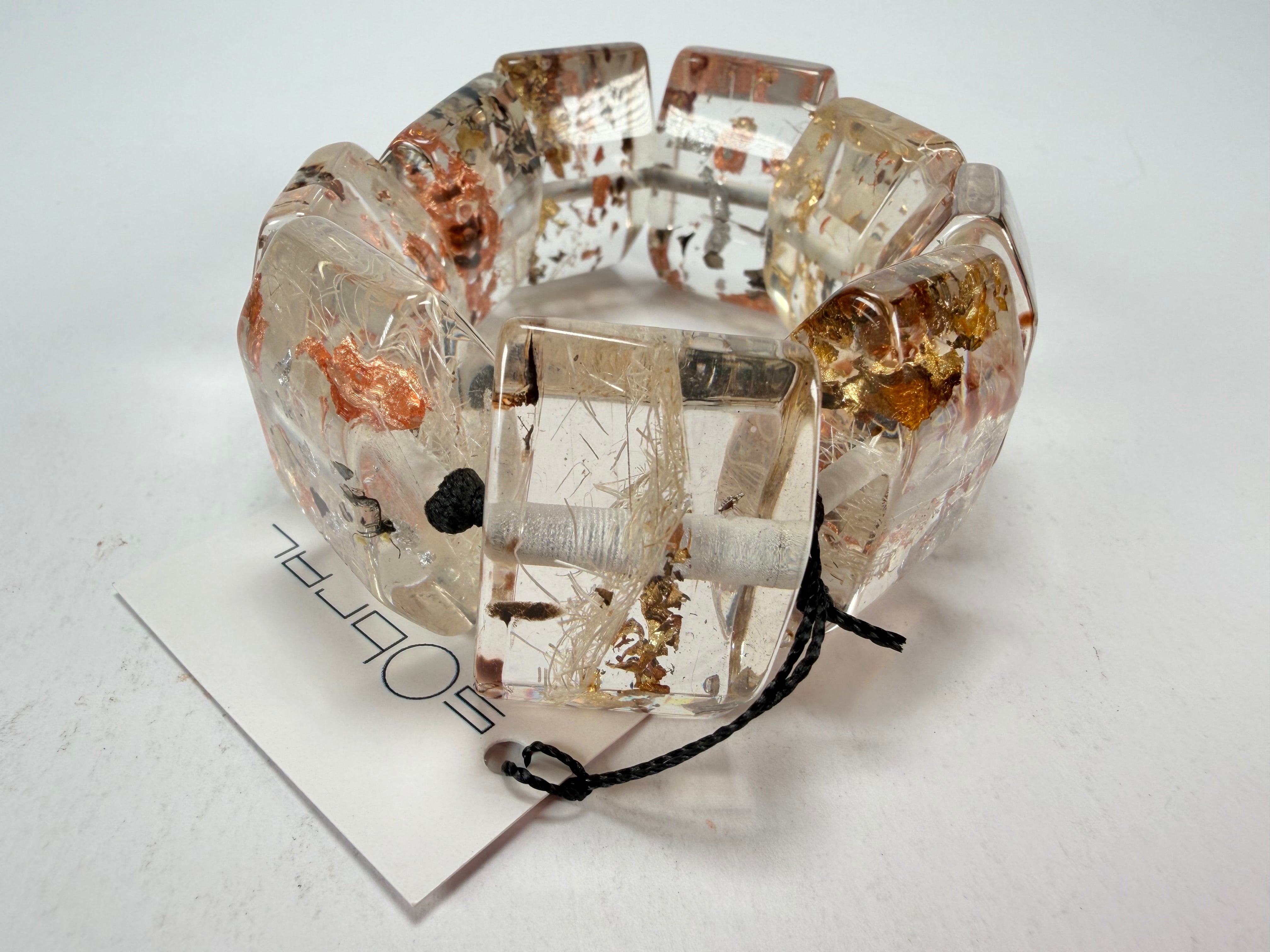 Sobral - Minas Gerais "Studio Creation" Elasticated Resin Bracelet ( 000000 )