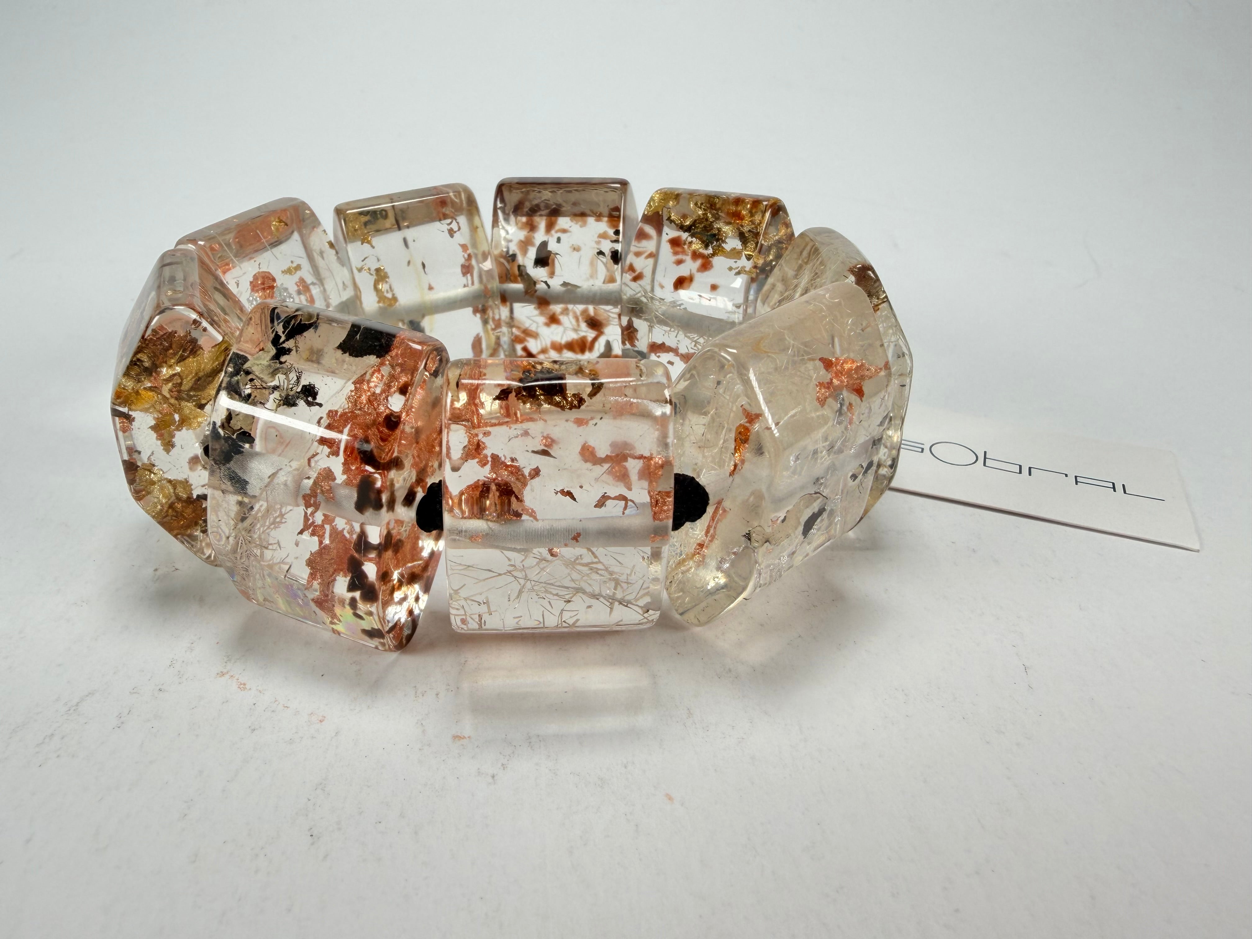 Sobral - Minas Gerais "Studio Creation" Elasticated Resin Bracelet ( 000000 )