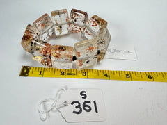 Sobral - Minas Gerais "Studio Creation" Elasticated Resin Bracelet ( 000000 )