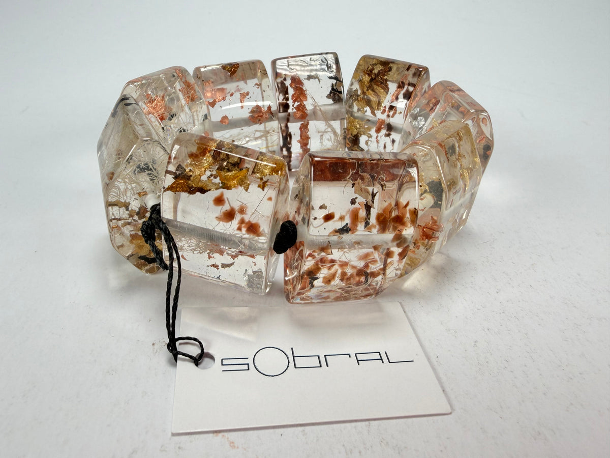 Sobral - Minas Gerais "Studio Creation" Elasticated Resin Bracelet ( 000000 )