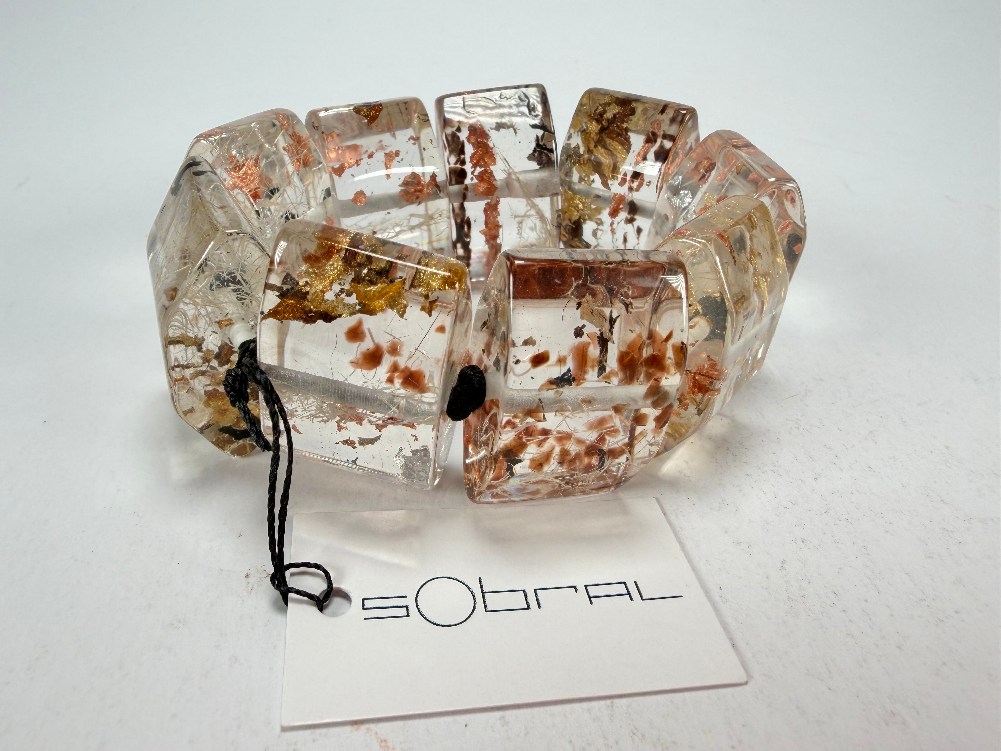 Sobral - Minas Gerais "Studio Creation" Elasticated Resin Bracelet ( 000000 )