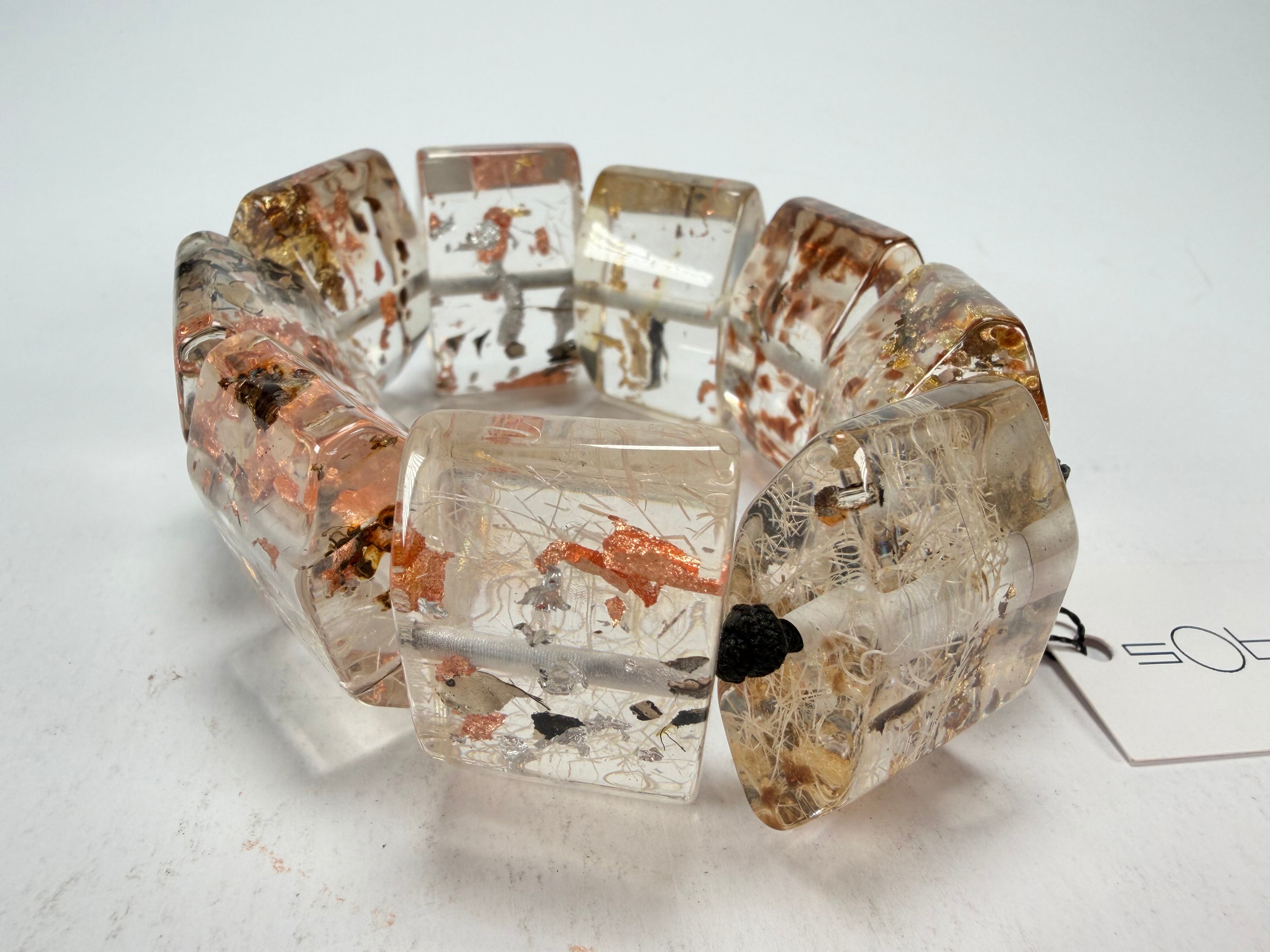 Sobral - Minas Gerais "Studio Creation" Elasticated Resin Bracelet ( 000000 )