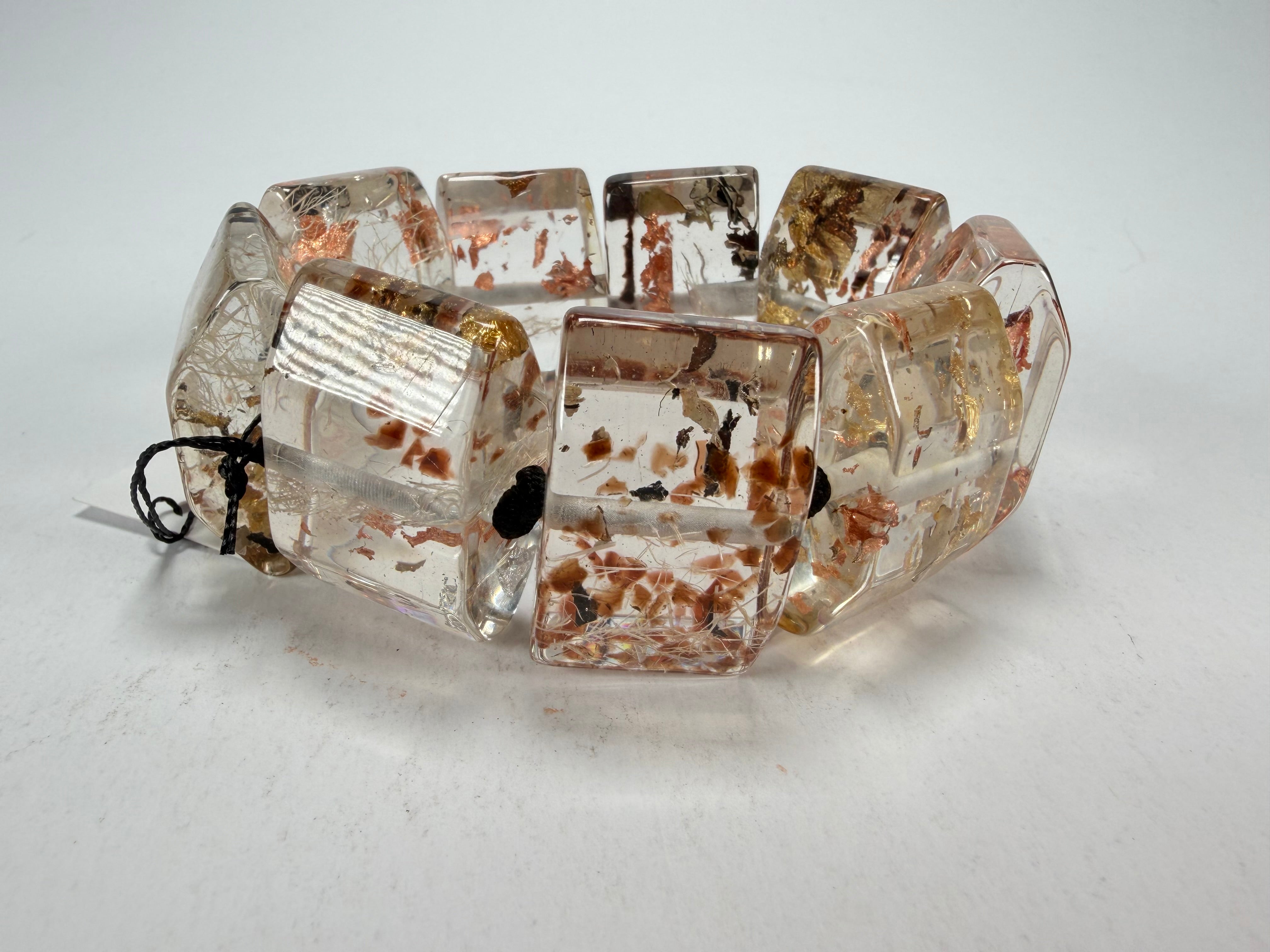 Sobral - Minas Gerais "Studio Creation" Elasticated Resin Bracelet ( 000000 )