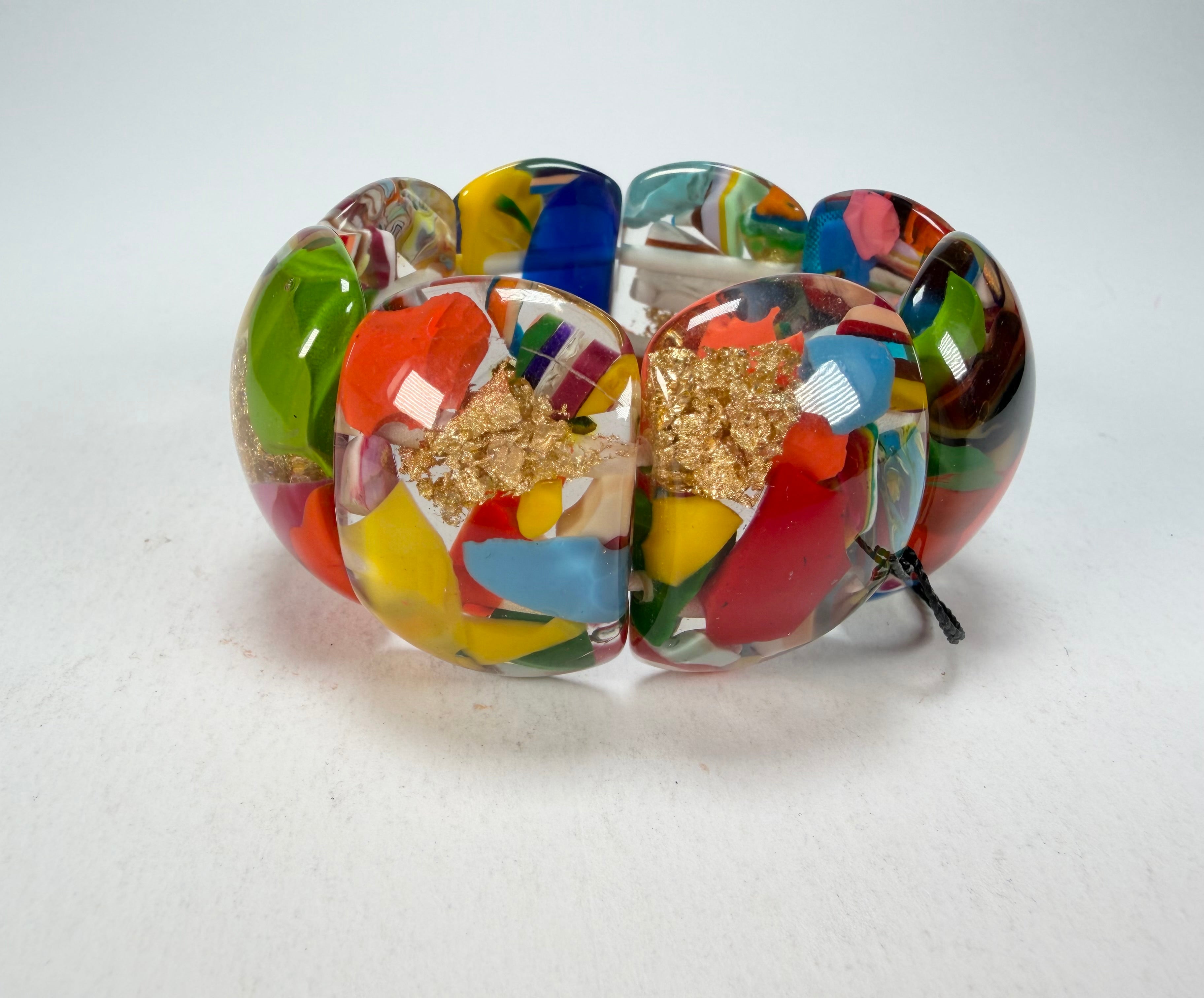 Sobral - Past Present "Copacabana" Elasticated Resin Bracelet ( 003275 )