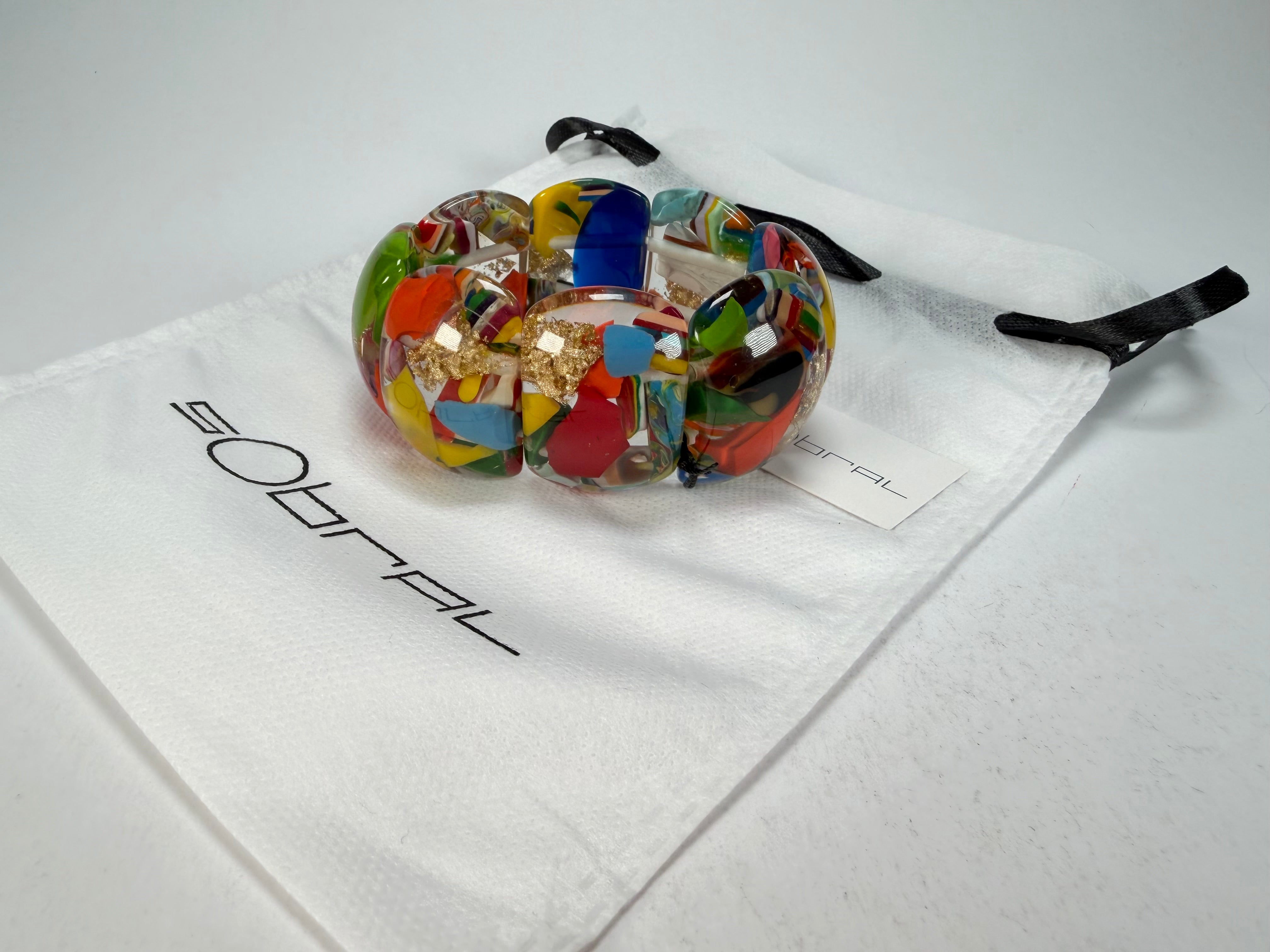Sobral - Past Present "Copacabana" Elasticated Resin Bracelet ( 003275 )